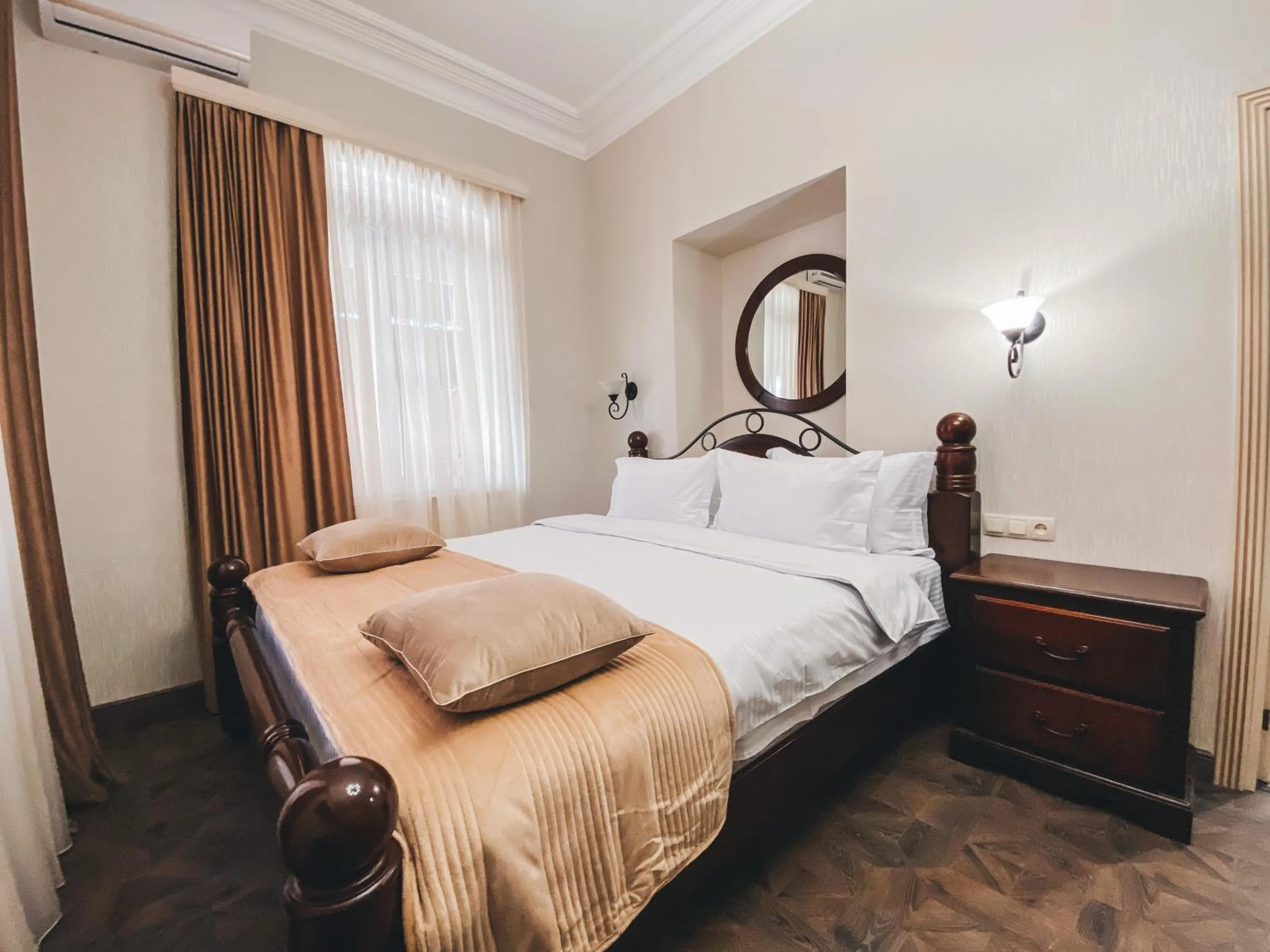 Bed in Aspar Boutique Hotel