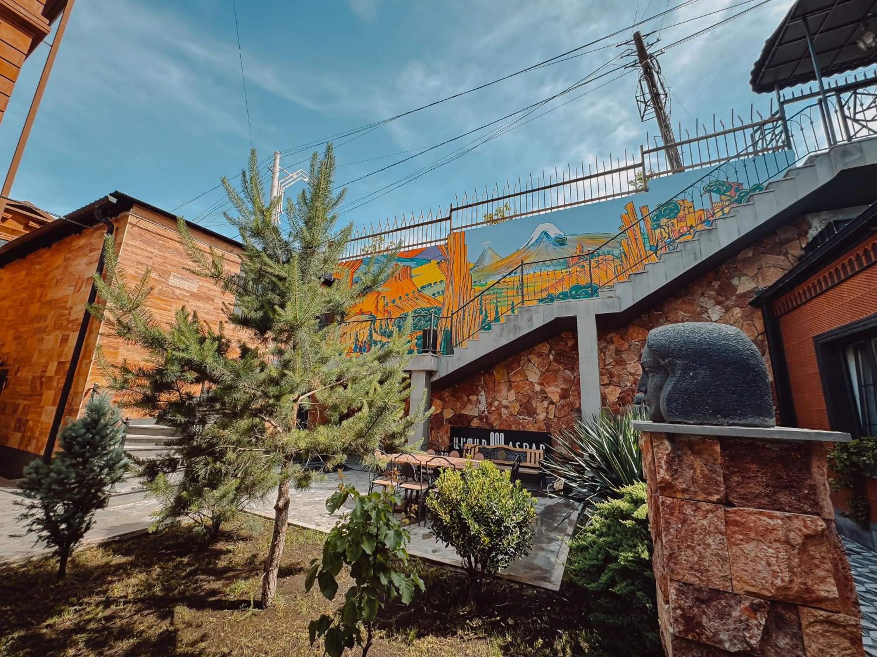 Garden view in Aspar Boutique Hotel