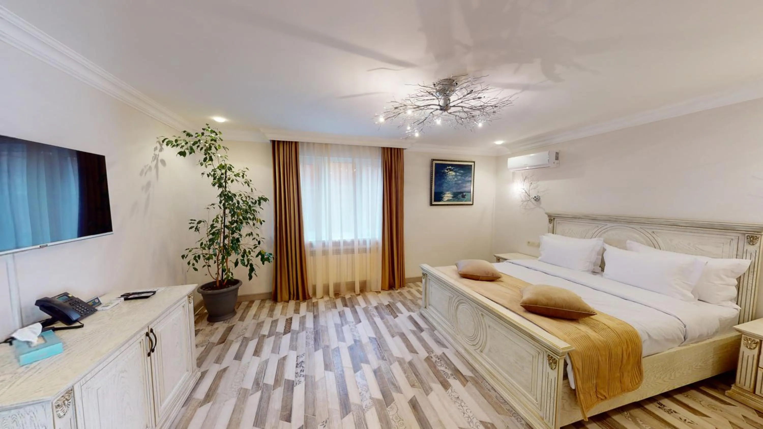 Bed in Aspar Boutique Hotel