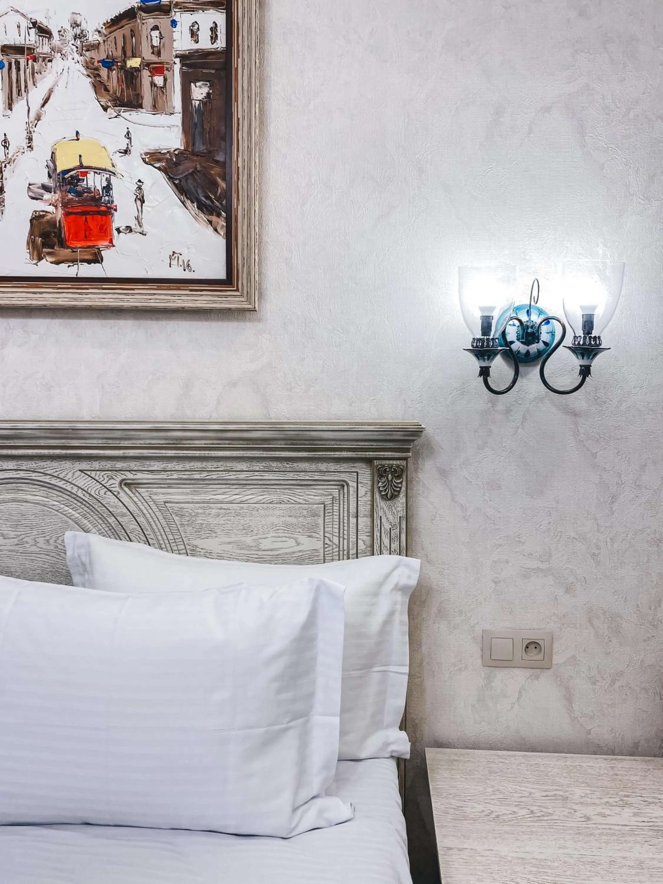 Bed in Aspar Boutique Hotel