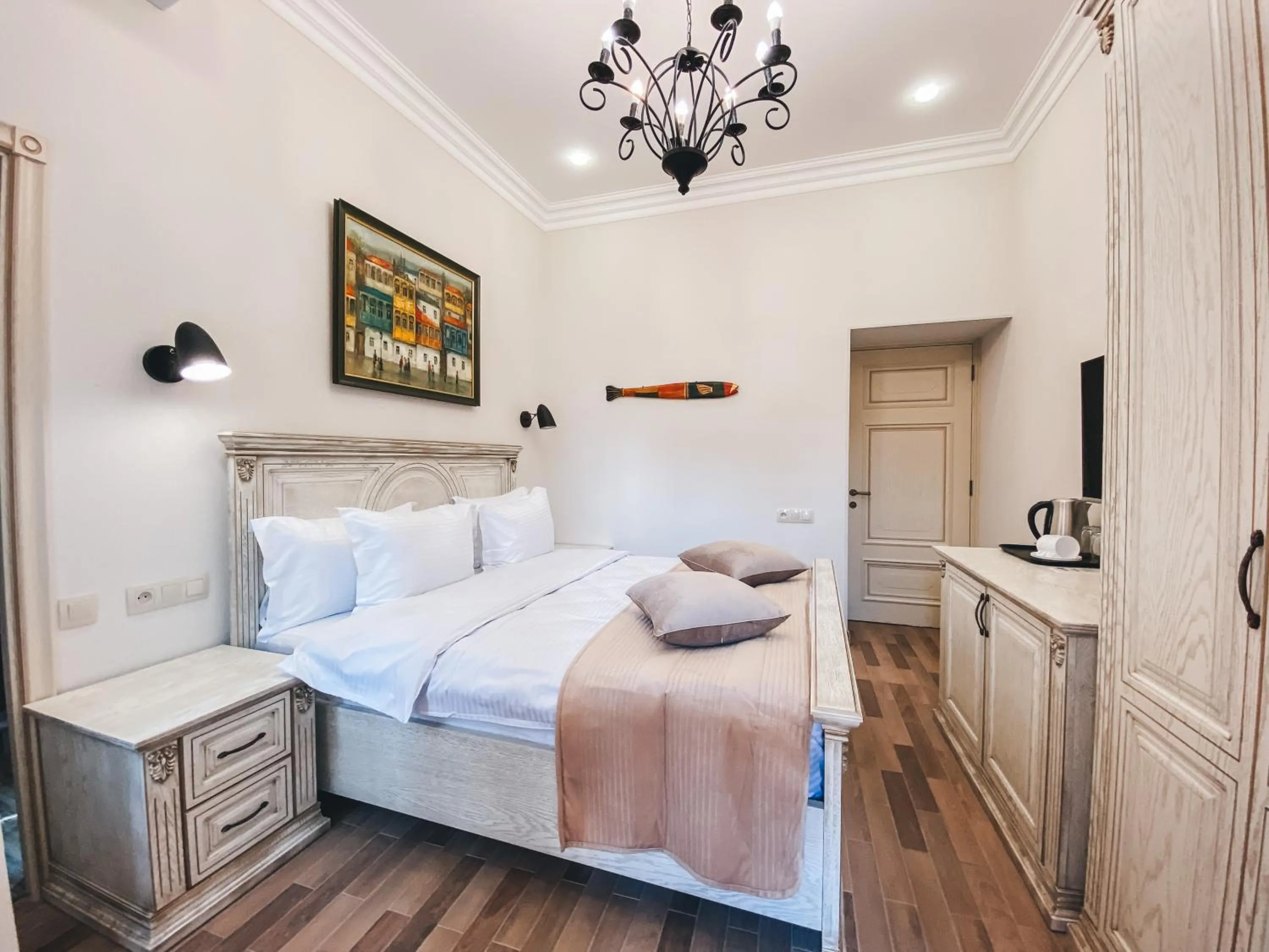 Bed in Aspar Boutique Hotel