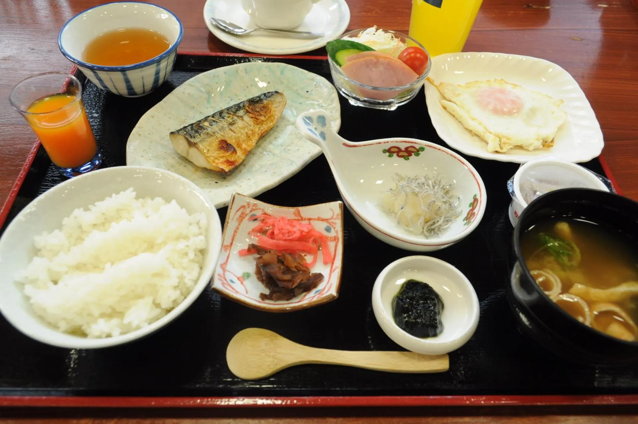 Breakfast in Isawa no Sato