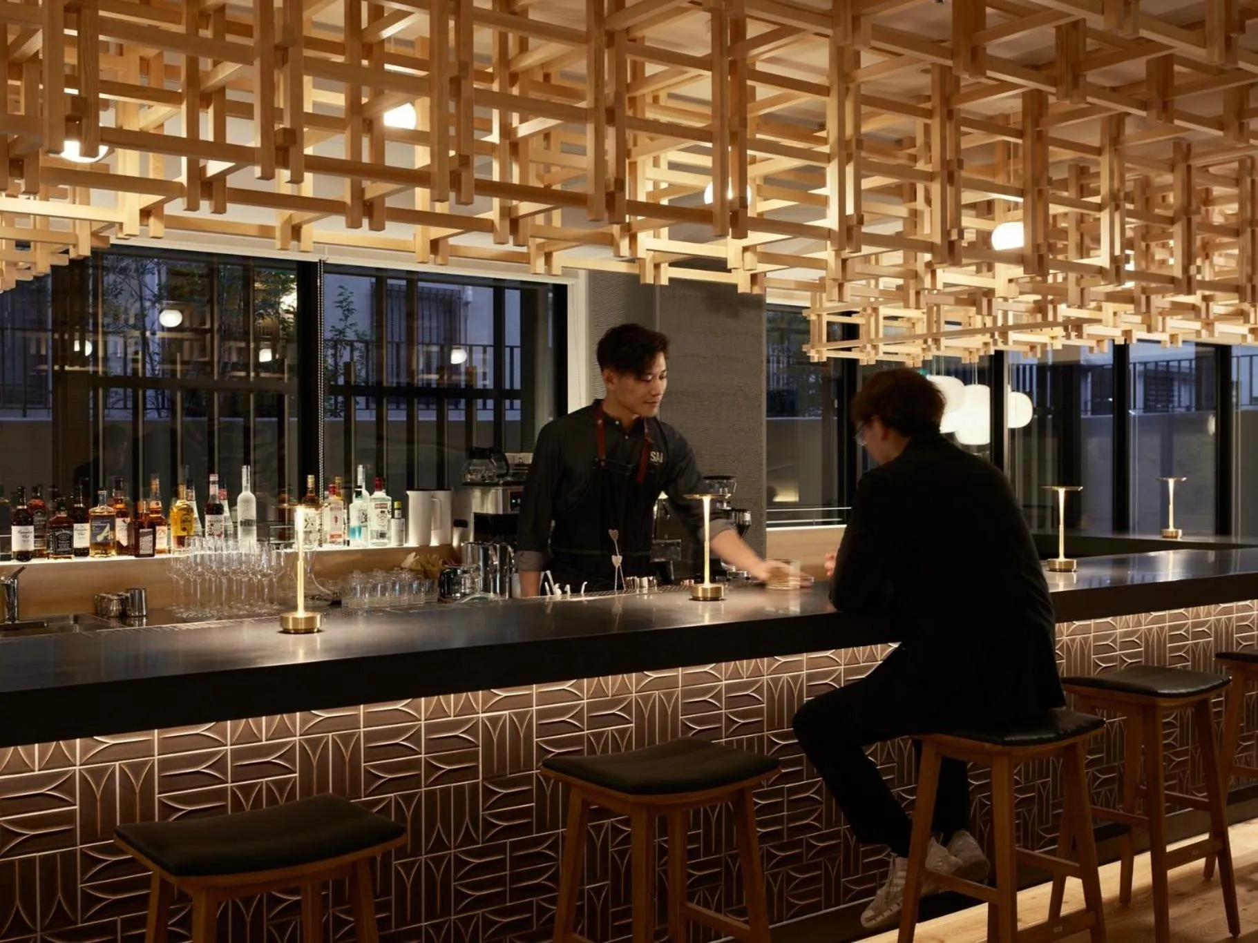 Lounge or bar in ASAI Kyoto Shijo