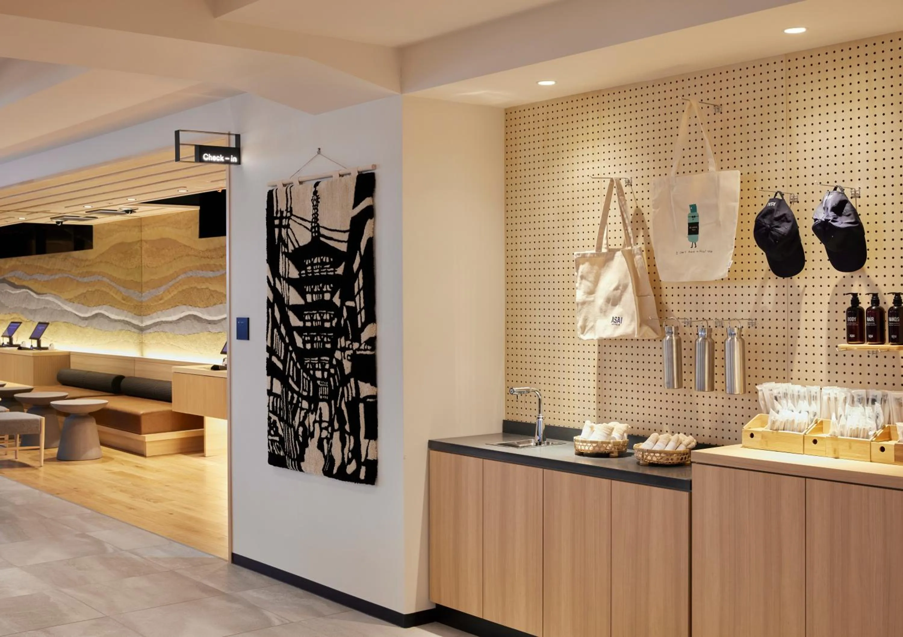 Lobby or reception in ASAI Kyoto Shijo