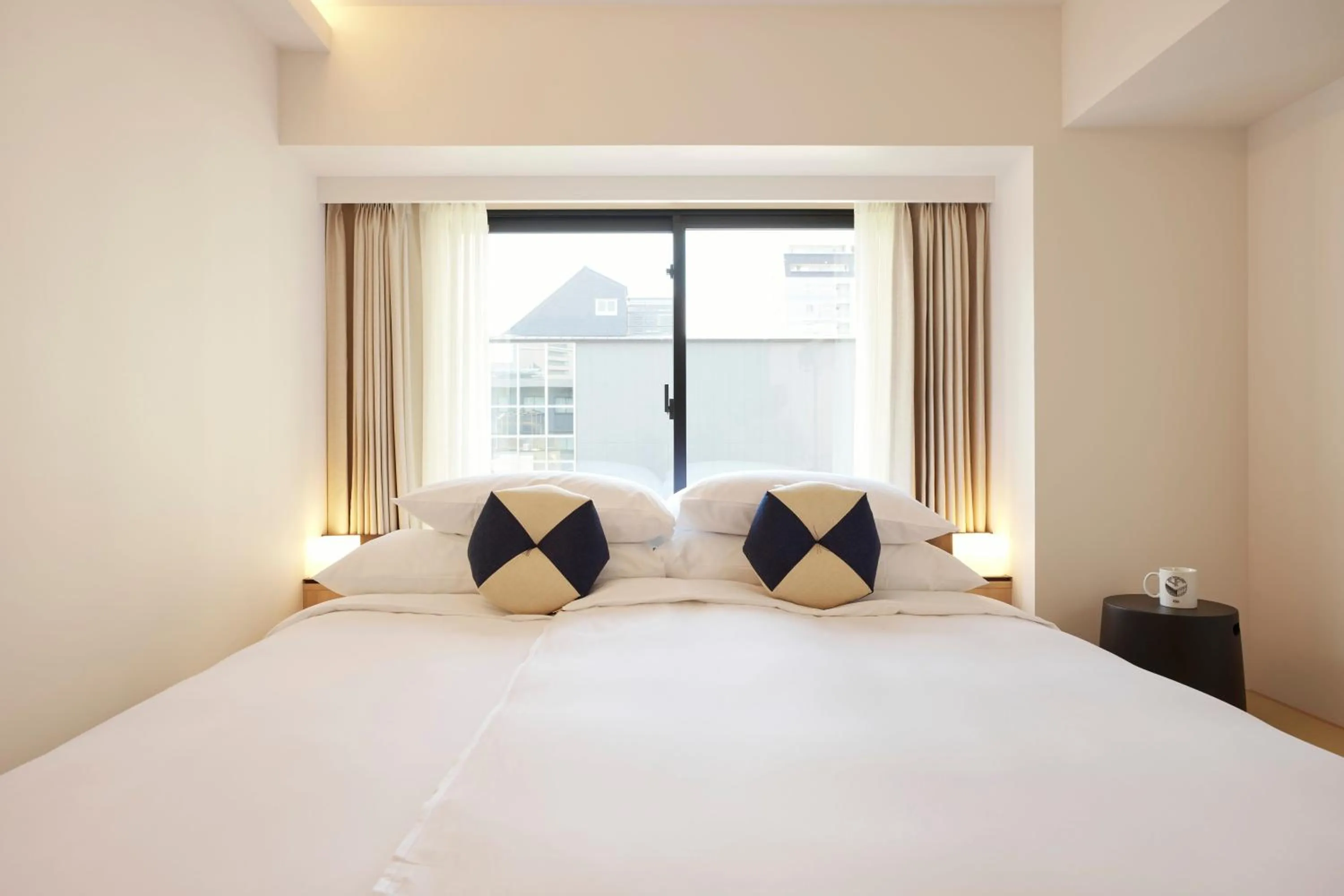 View (from property/room), Bed in ASAI Kyoto Shijo