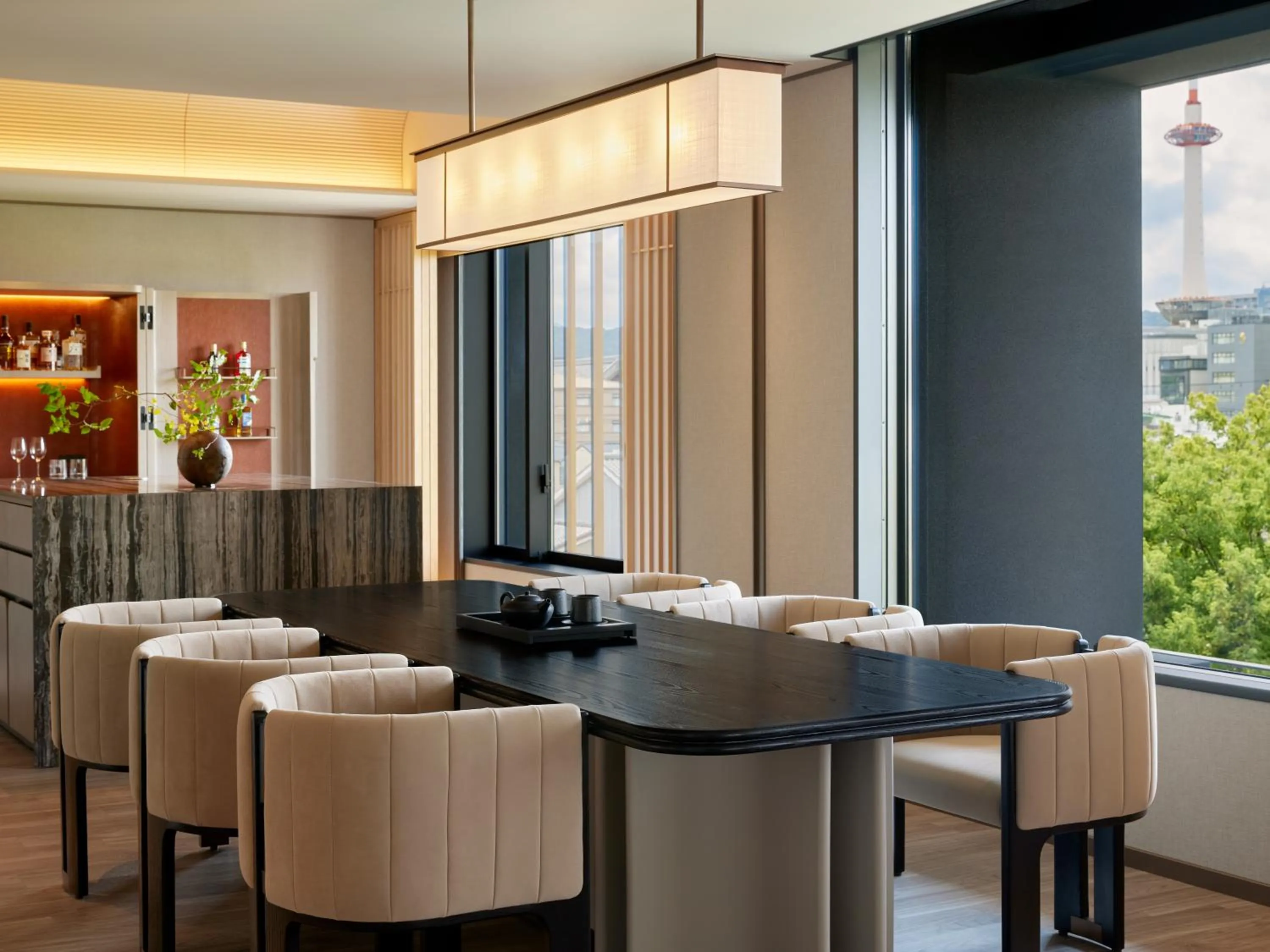 Living room in Dusit Thani Kyoto