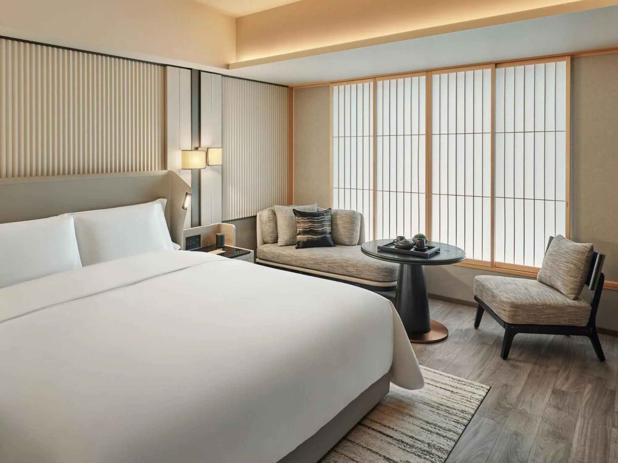 Bed in Dusit Thani Kyoto