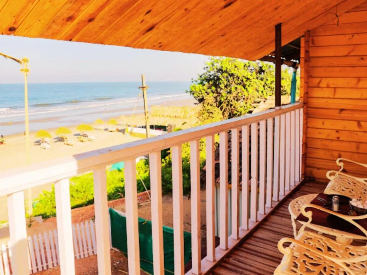 Sea view in Dallas Beach Resorts Ashvem Beach