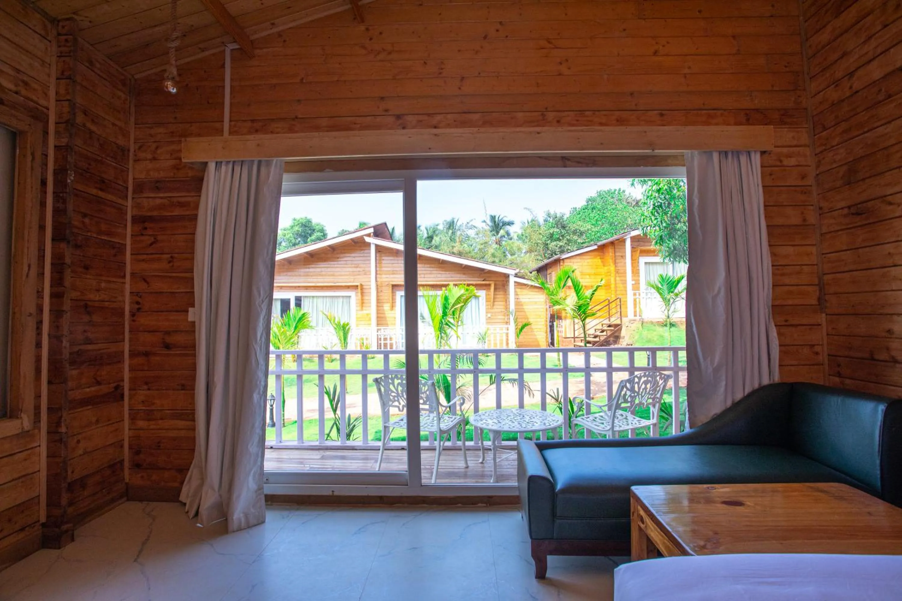 Bedroom in Dallas Beach Resorts Ashvem Beach
