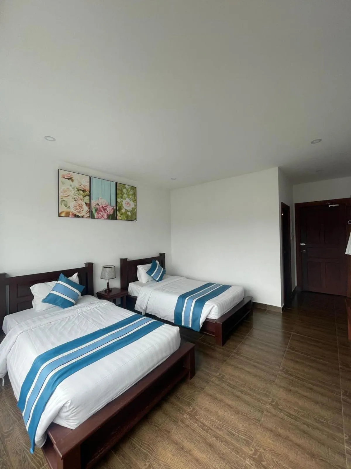 Bed in VANG VIENG TOPVIEW HOTEL