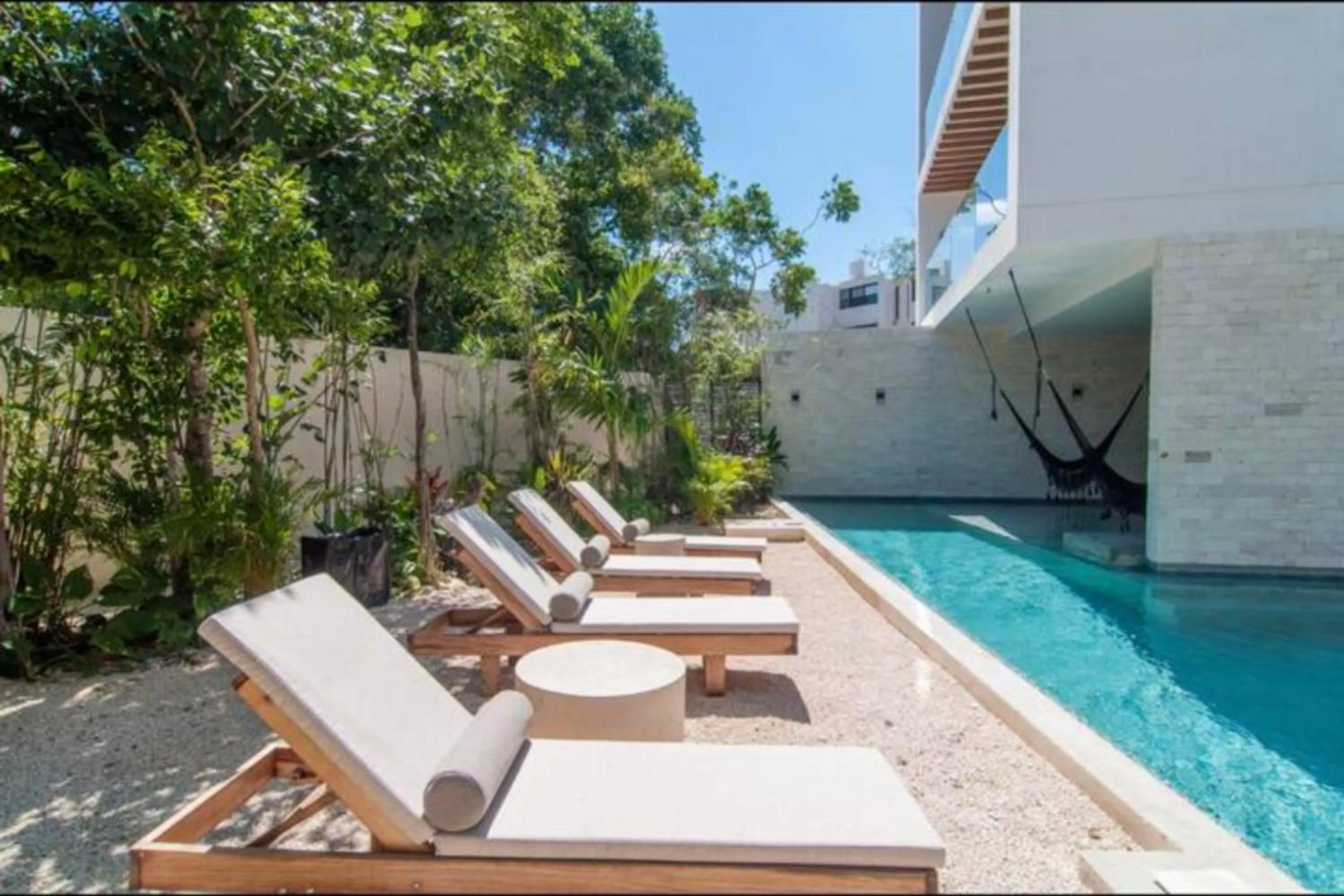 Pool view in Spectacular Apartment Quiet Area Pool & Gym PURE 301