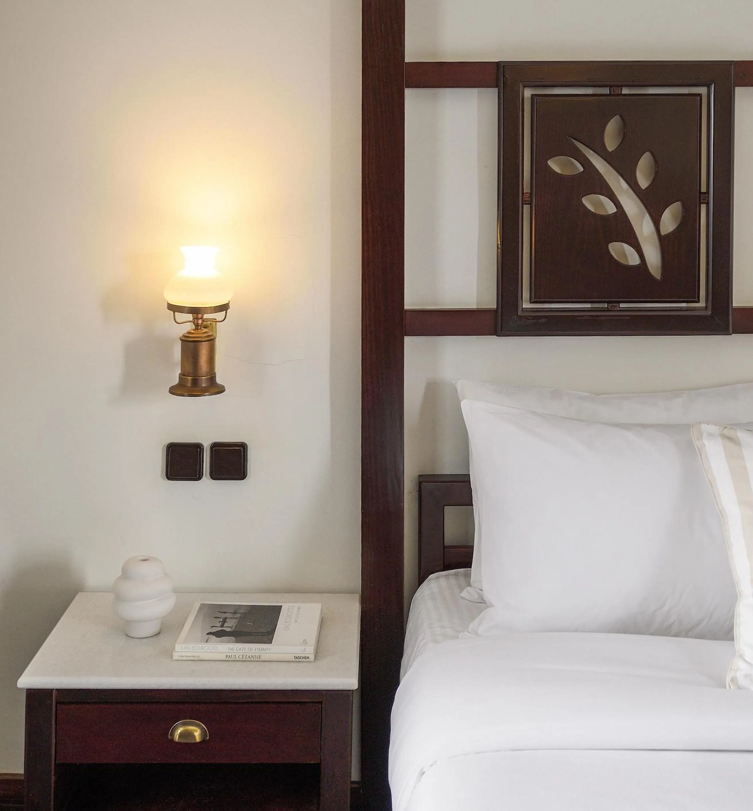 Bed in Simantro Resort