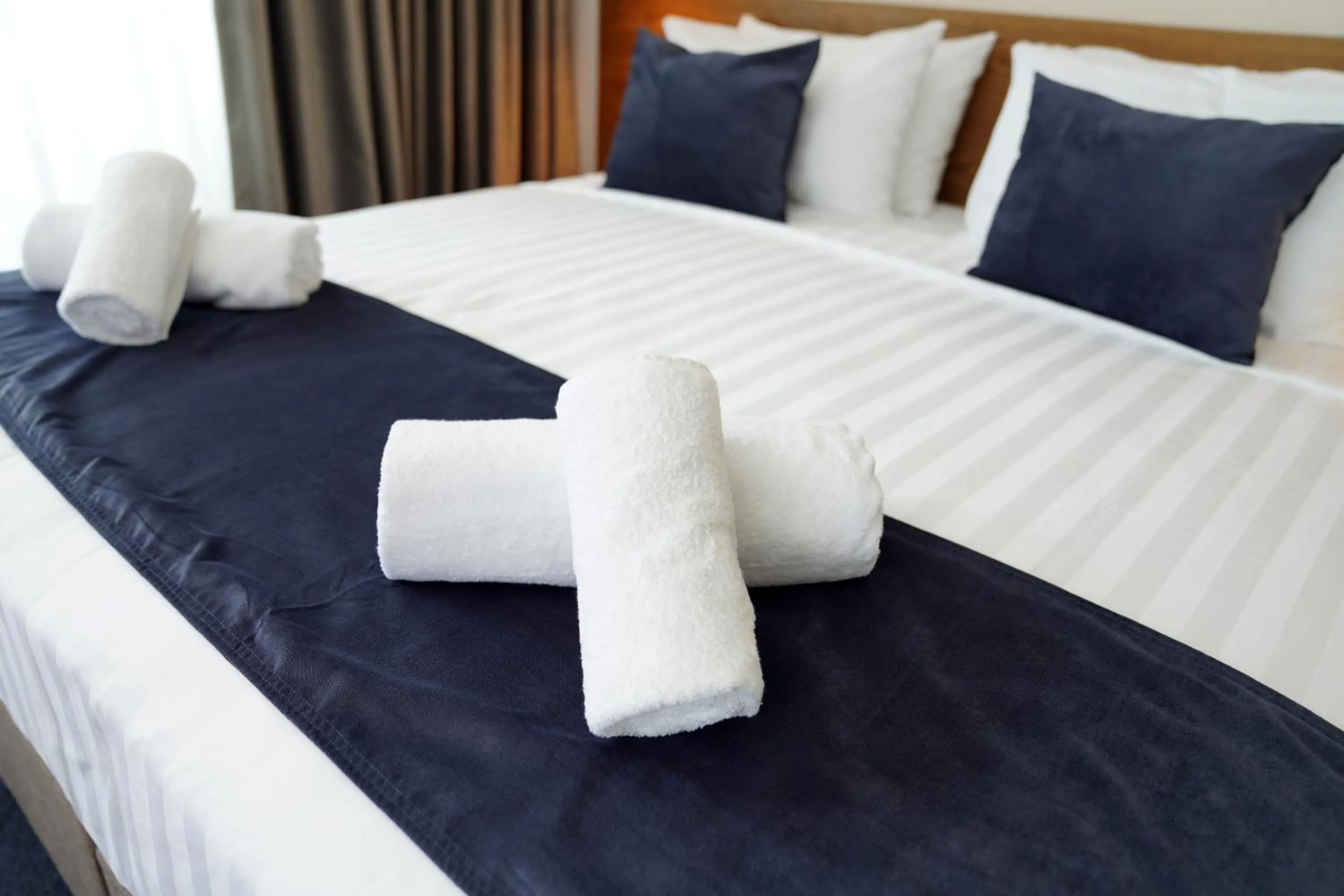 Bed in Hotel Tiflisi Inn