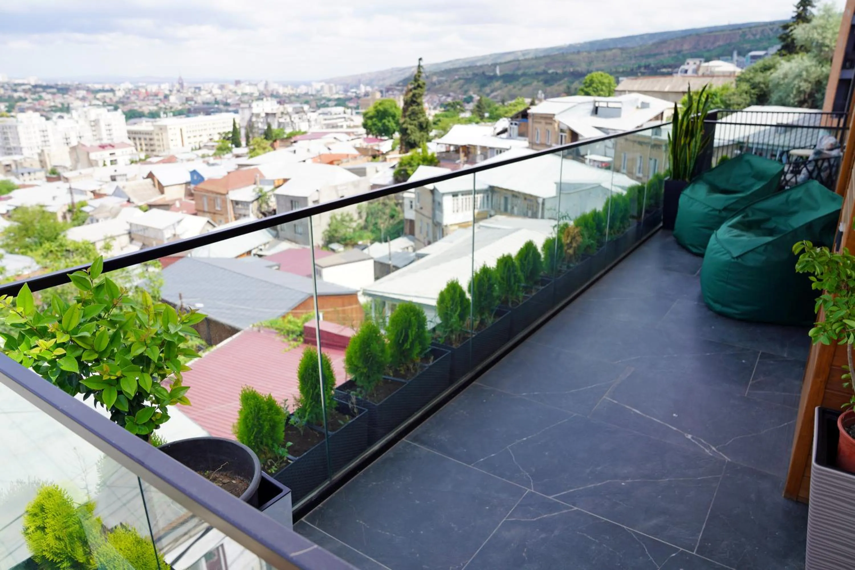 Patio in Hotel Tiflisi Inn