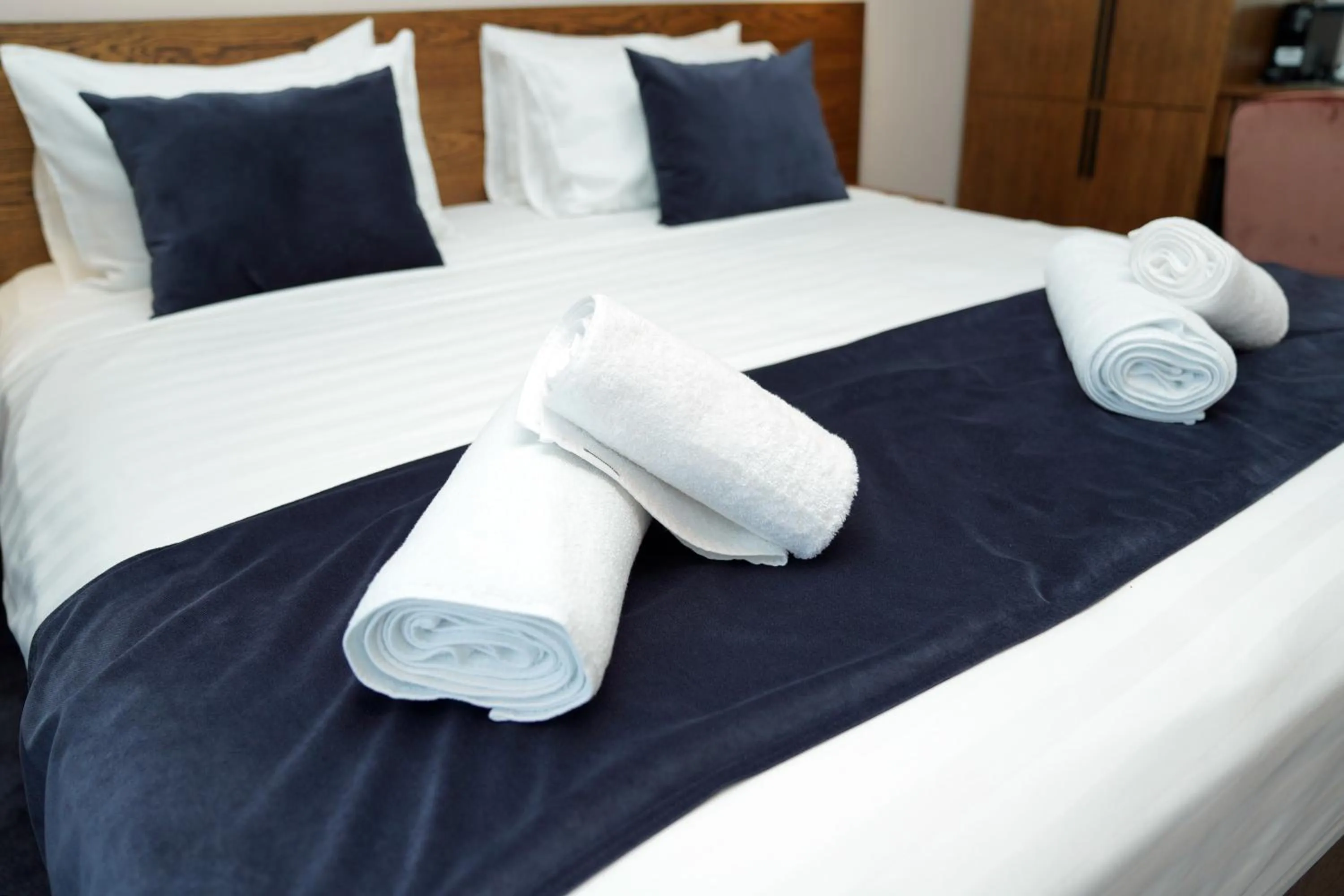 Bed in Hotel Tiflisi Inn