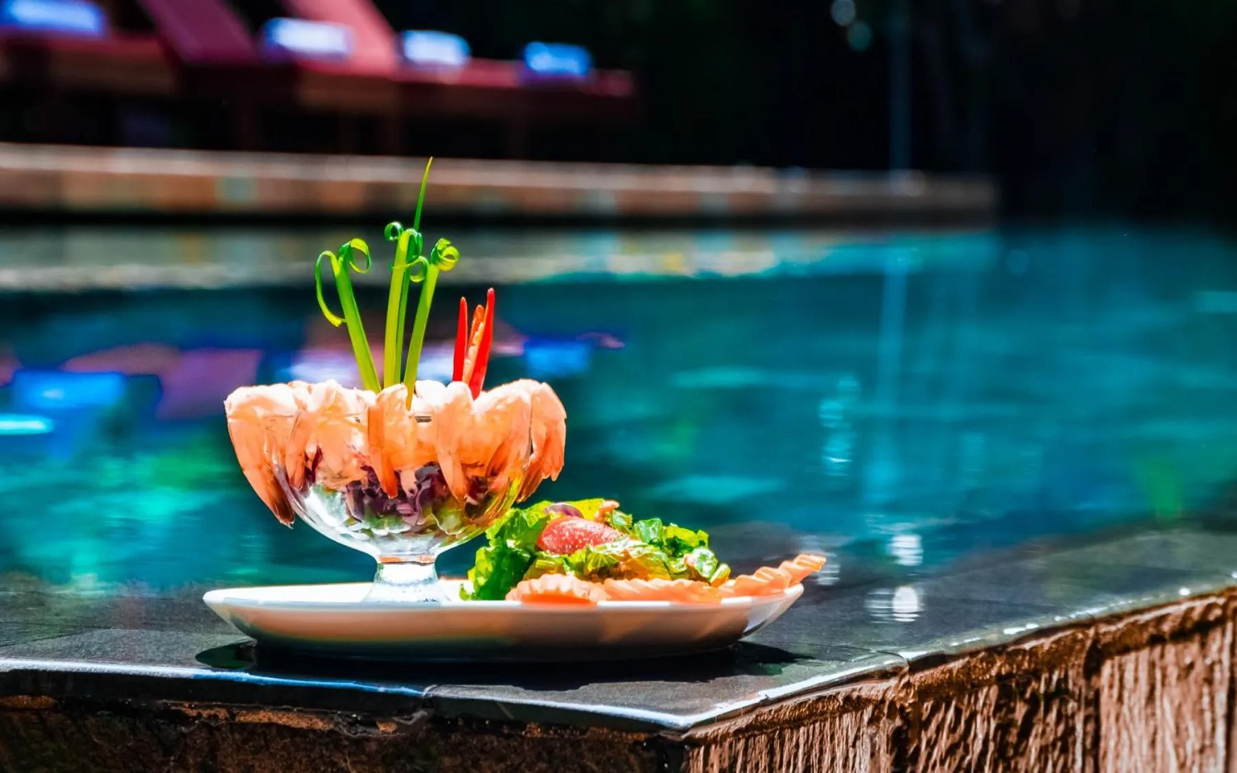 Restaurant/places to eat in Pavillon d'Orient Boutique Hotel