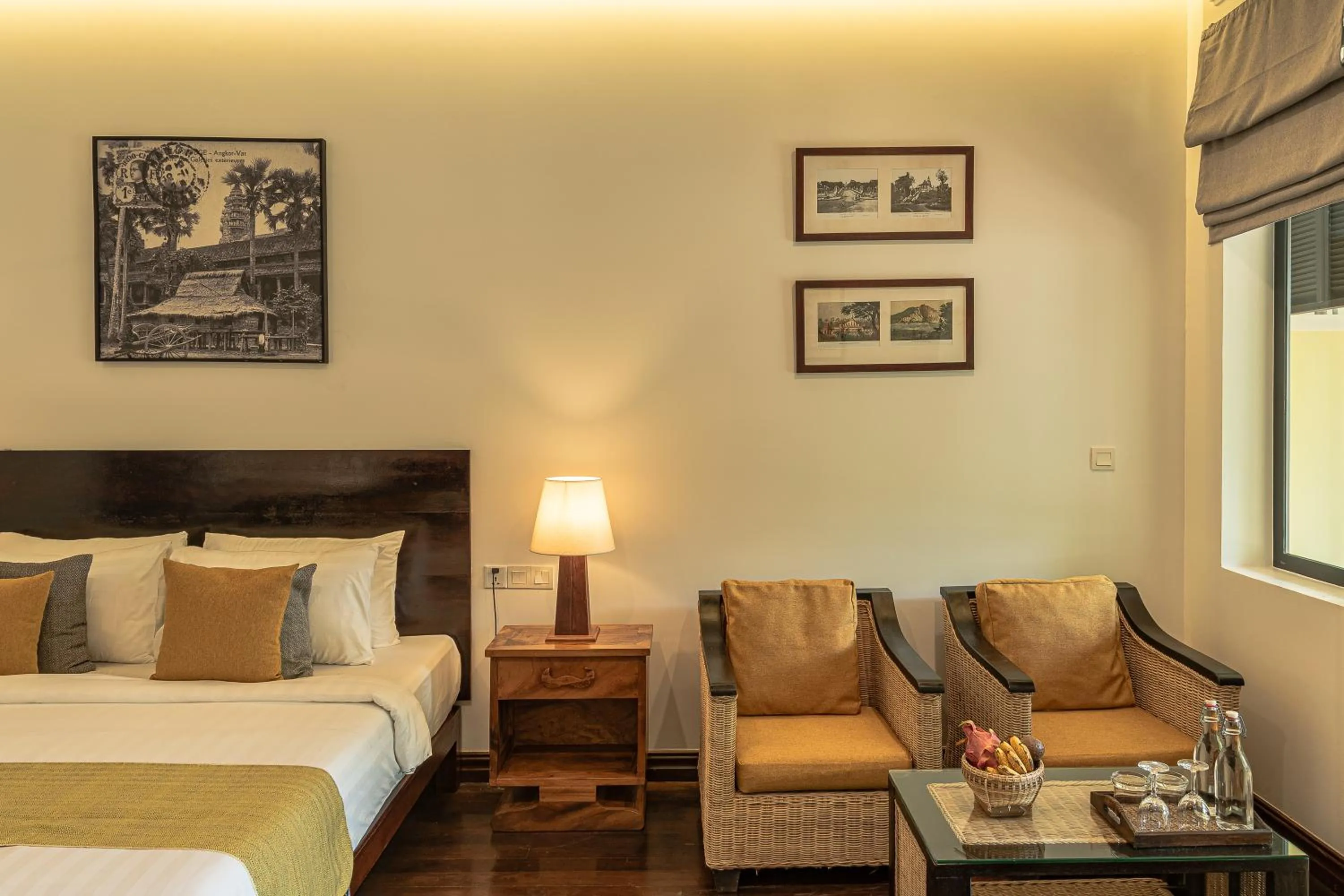 Seating area, Bed in Pavillon d'Orient Boutique Hotel