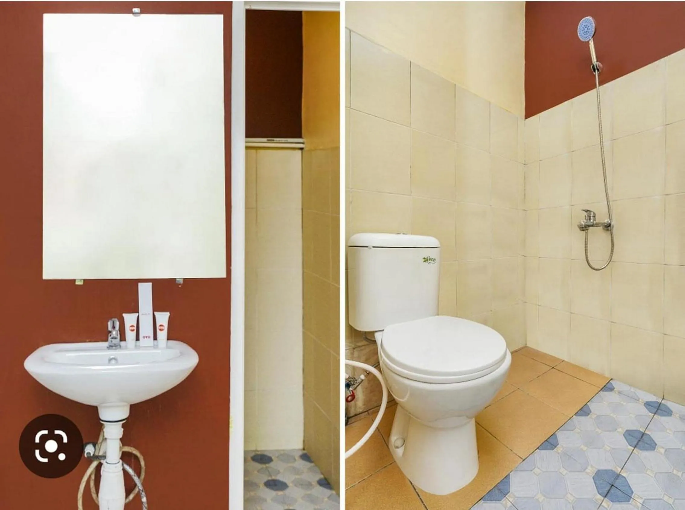 Bathroom in RedDoorz at Pacet Mojokerto