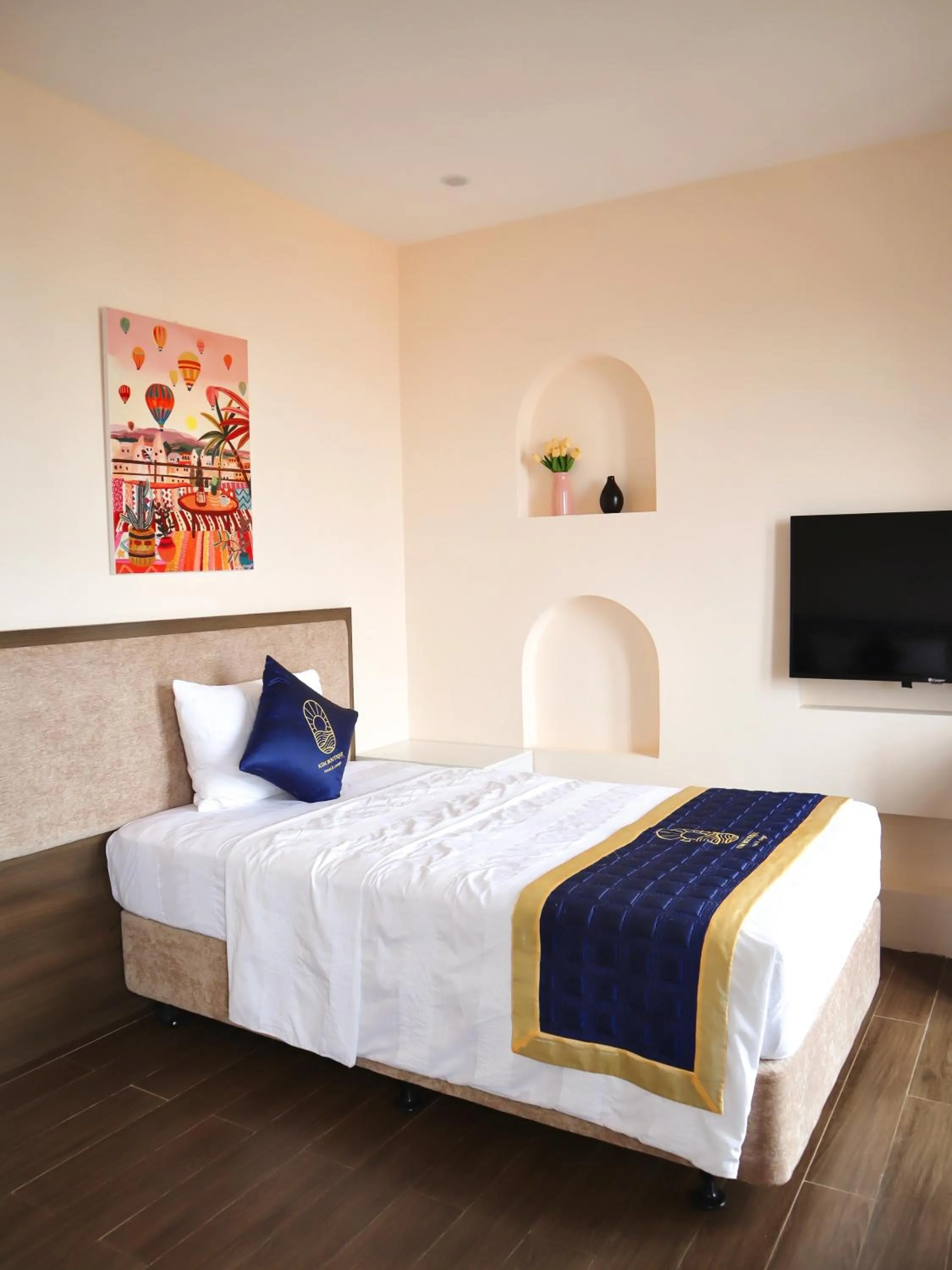 Bed in Kim Boutique Hotel Phu Quoc