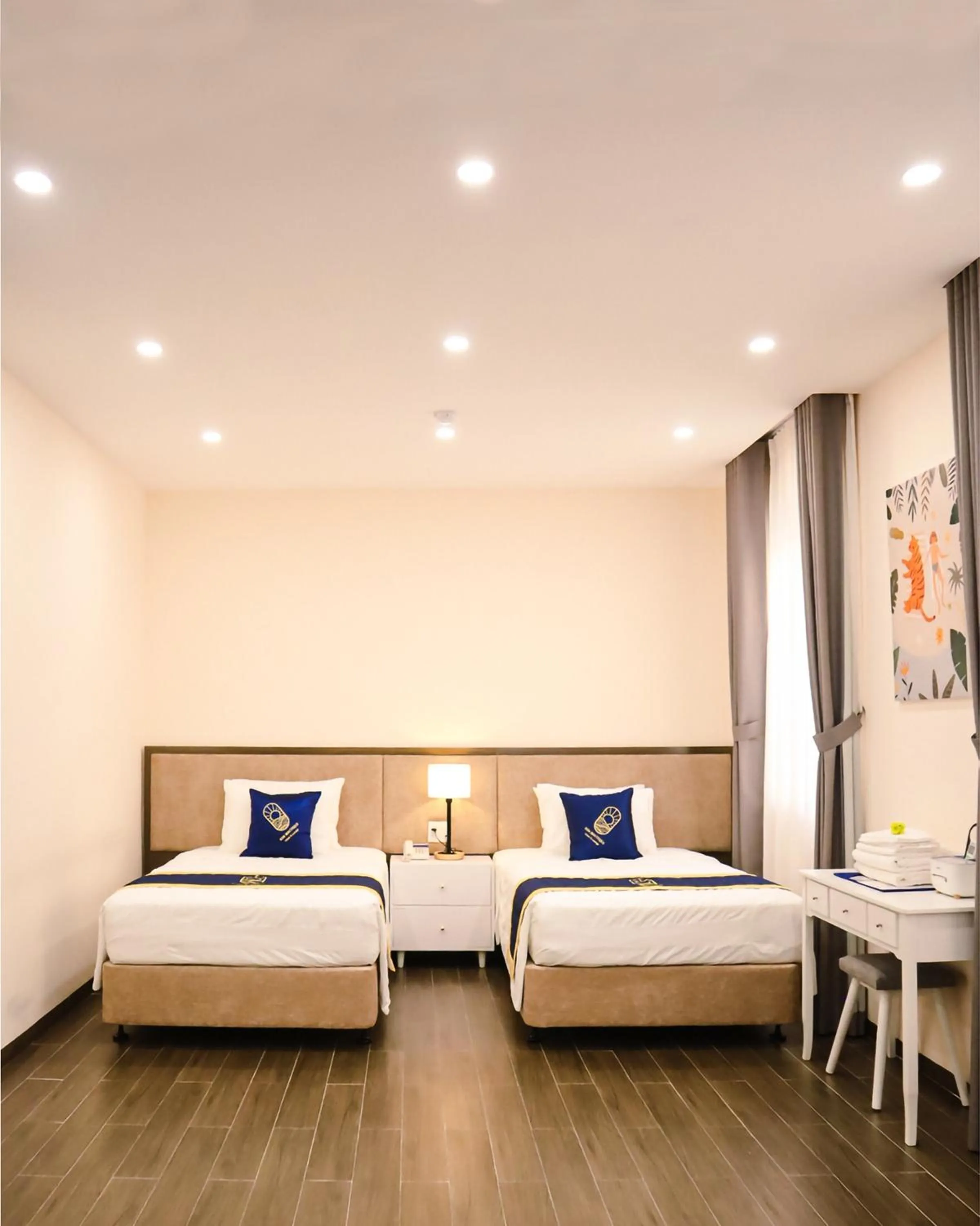 Bed in Kim Boutique Hotel Phu Quoc