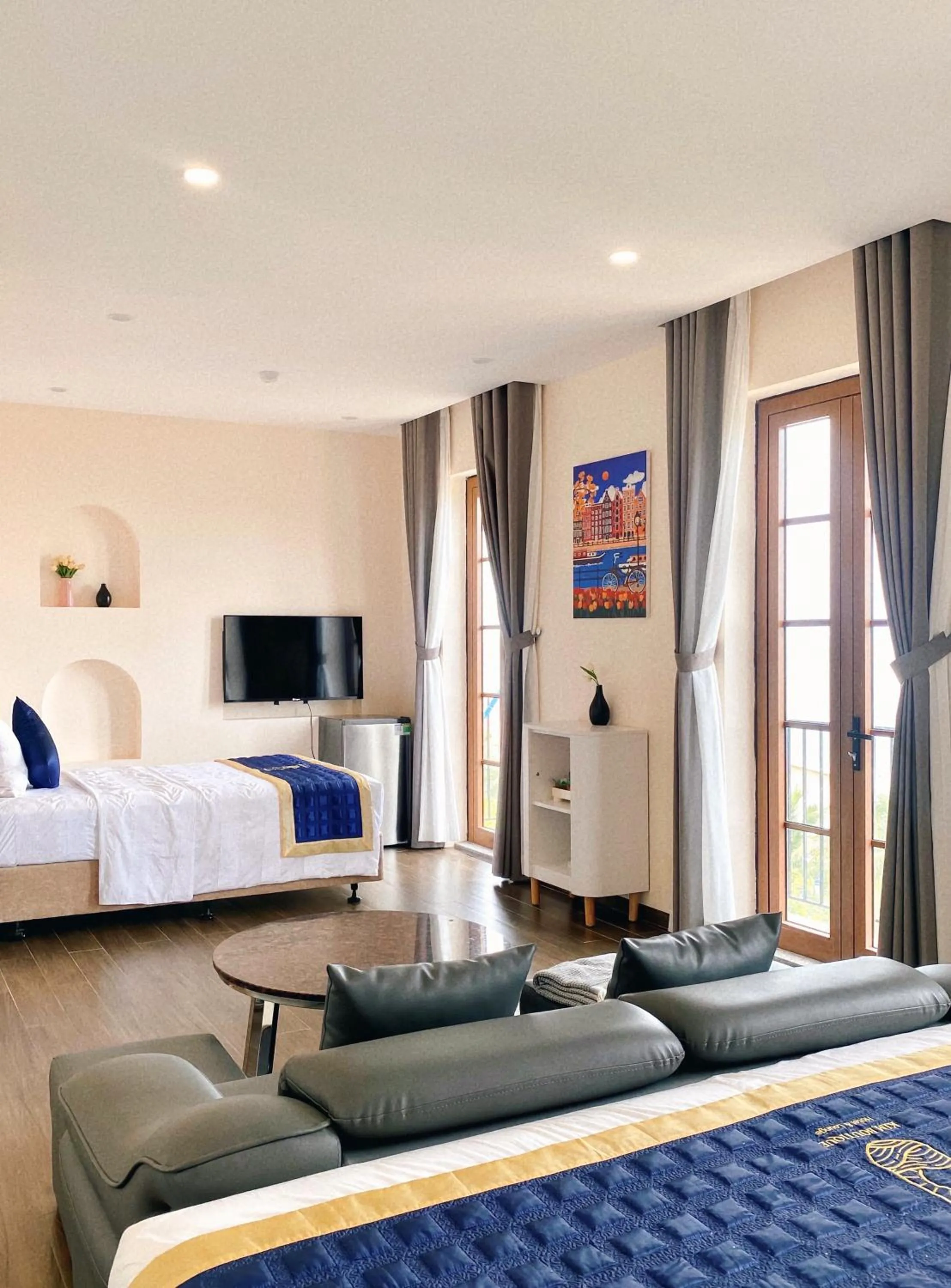 Bed in Kim Boutique Hotel Phu Quoc