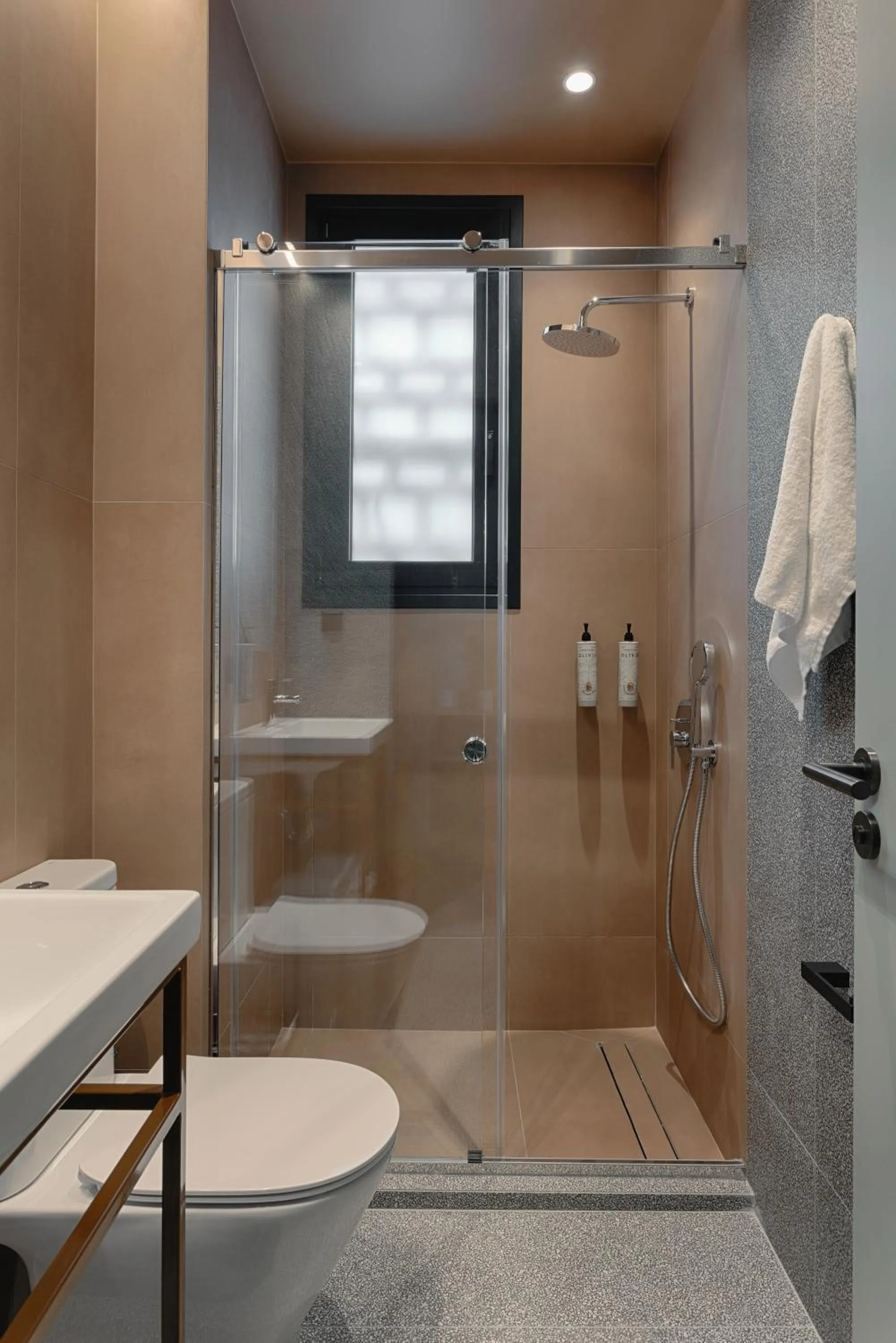 Shower in Evripides Hotel