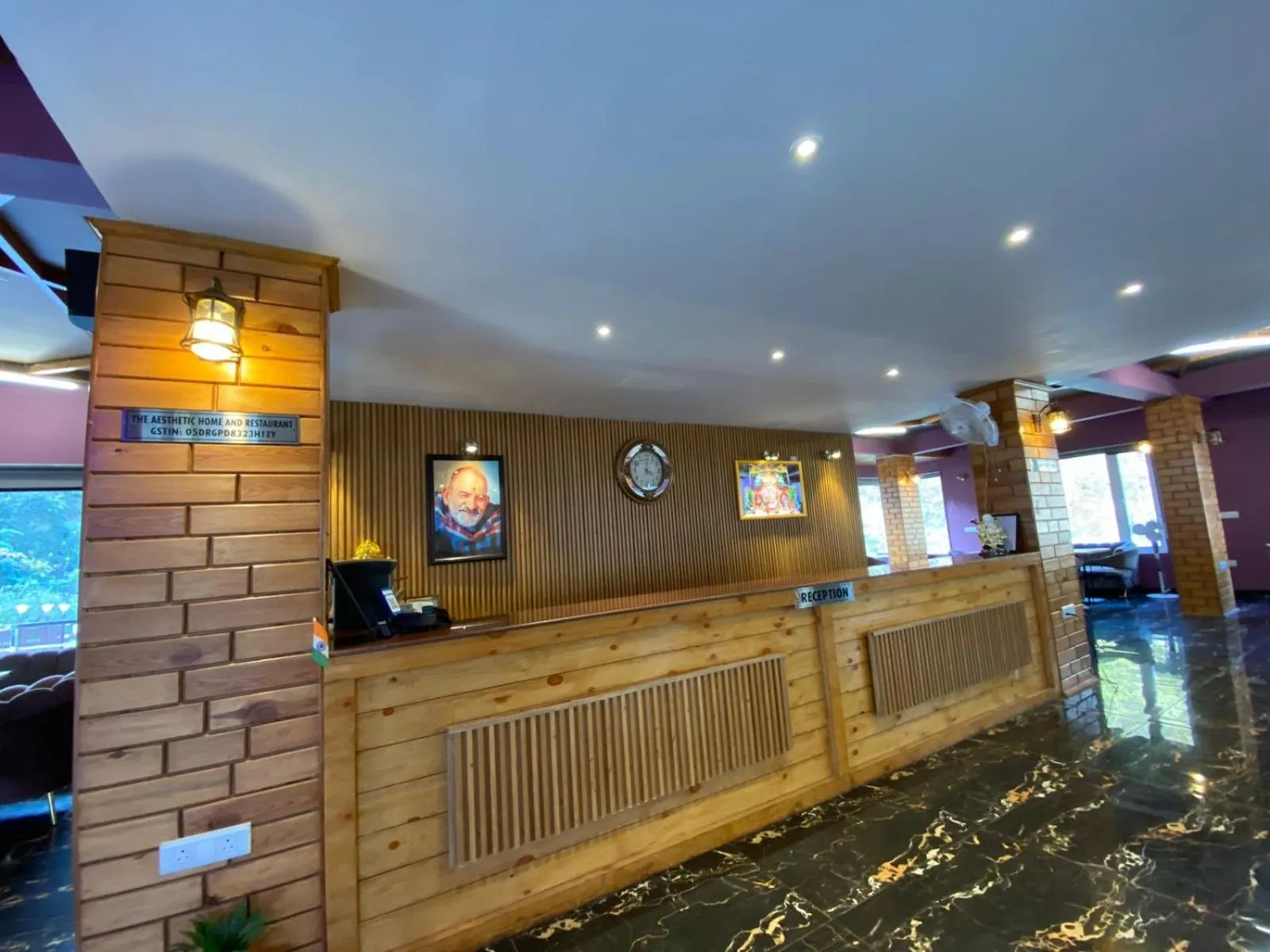 Lobby or reception in The Aesthetic Hotel & Restaurant