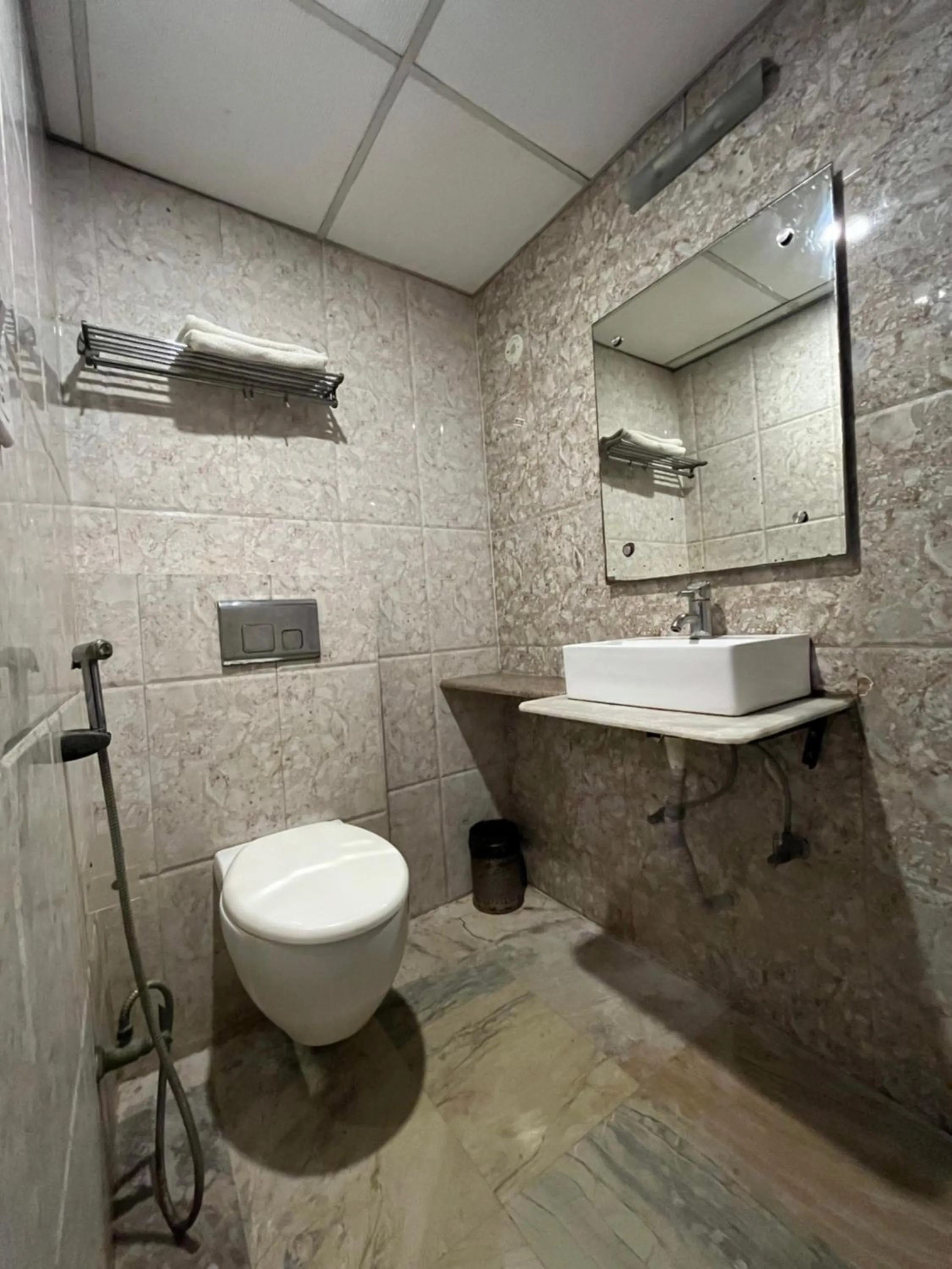 Bathroom in Hotel Taj Galaxy