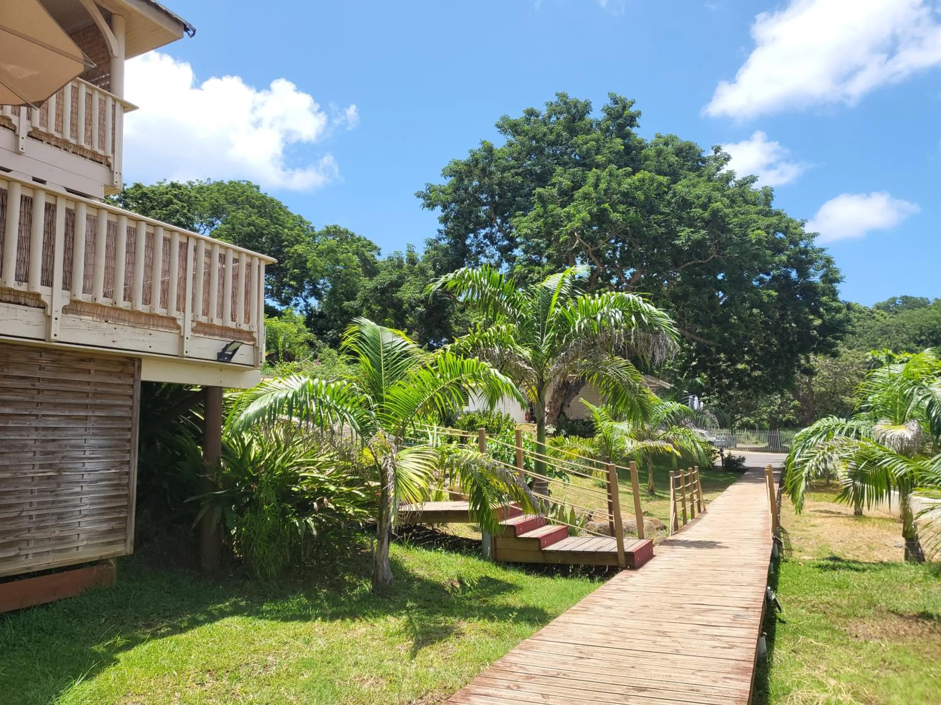 Garden in Hôtel Hamaha Beach