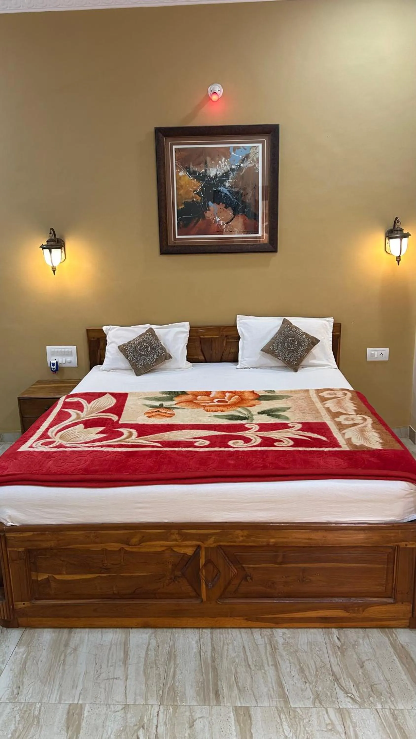 Bed in Sai Leela Bungalow - Villa with Private Pool