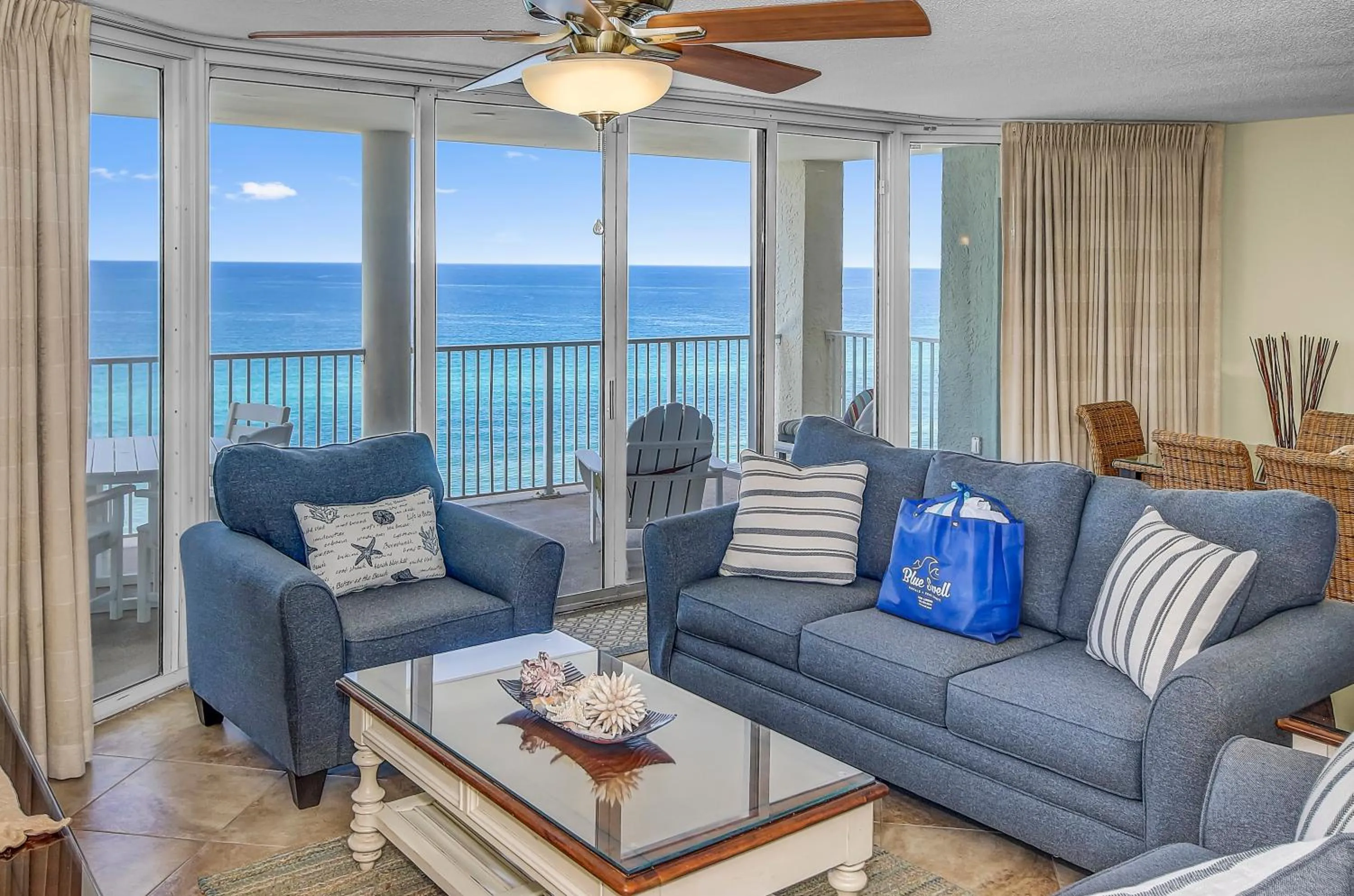 Photo of the whole room in Beautiful Long Beach Condo unit 1-1206! TWO Gulf Masters!