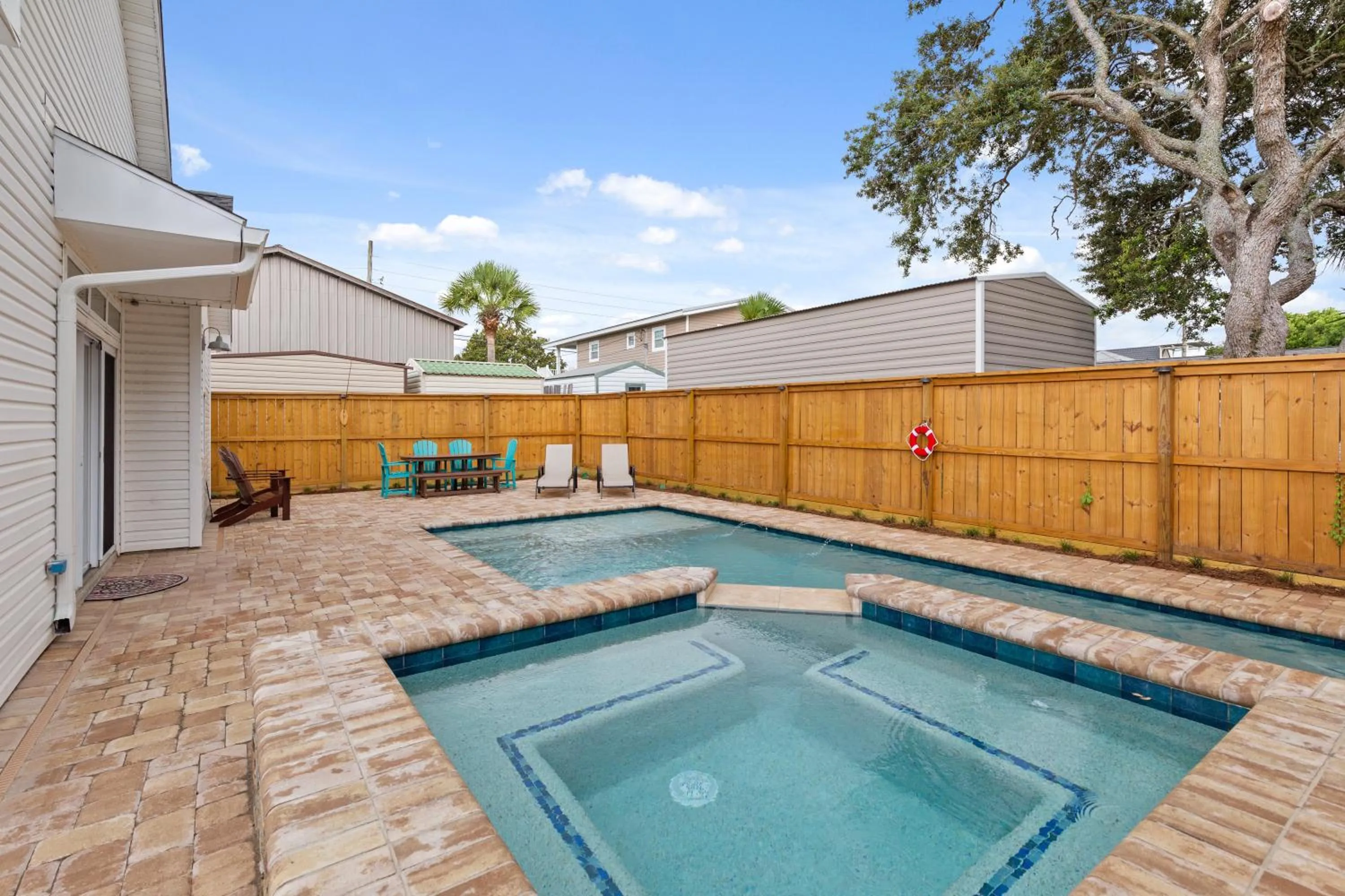 Swimming pool in Expertly Decorated Family Home, Steps to Beach w/ a Private Heated Pool & Spa!