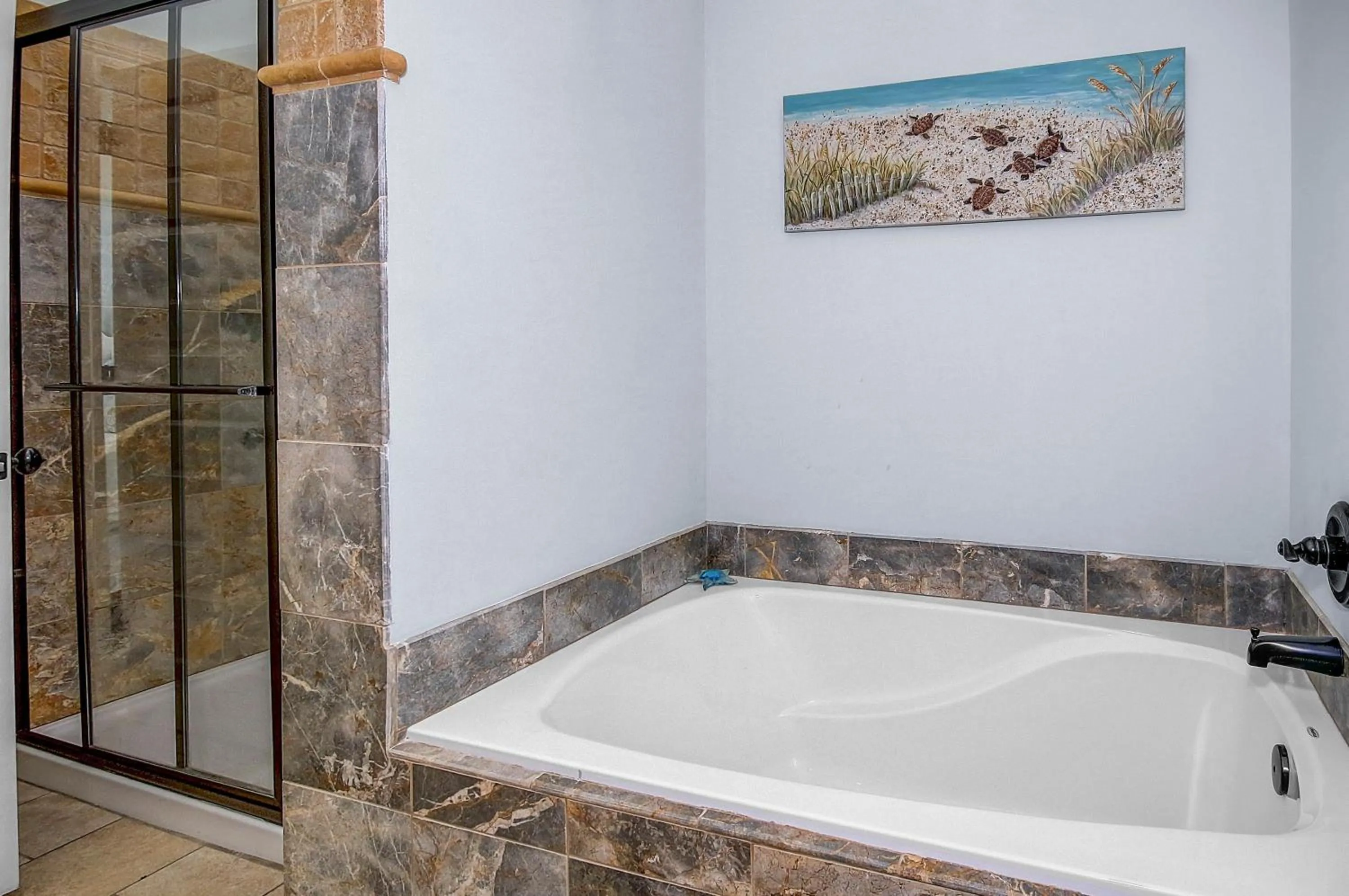 Bathroom in 5 Bed, 5 Bath Beach Home/Only a 3 Minute Walk To The Beach! SLEEPS 12