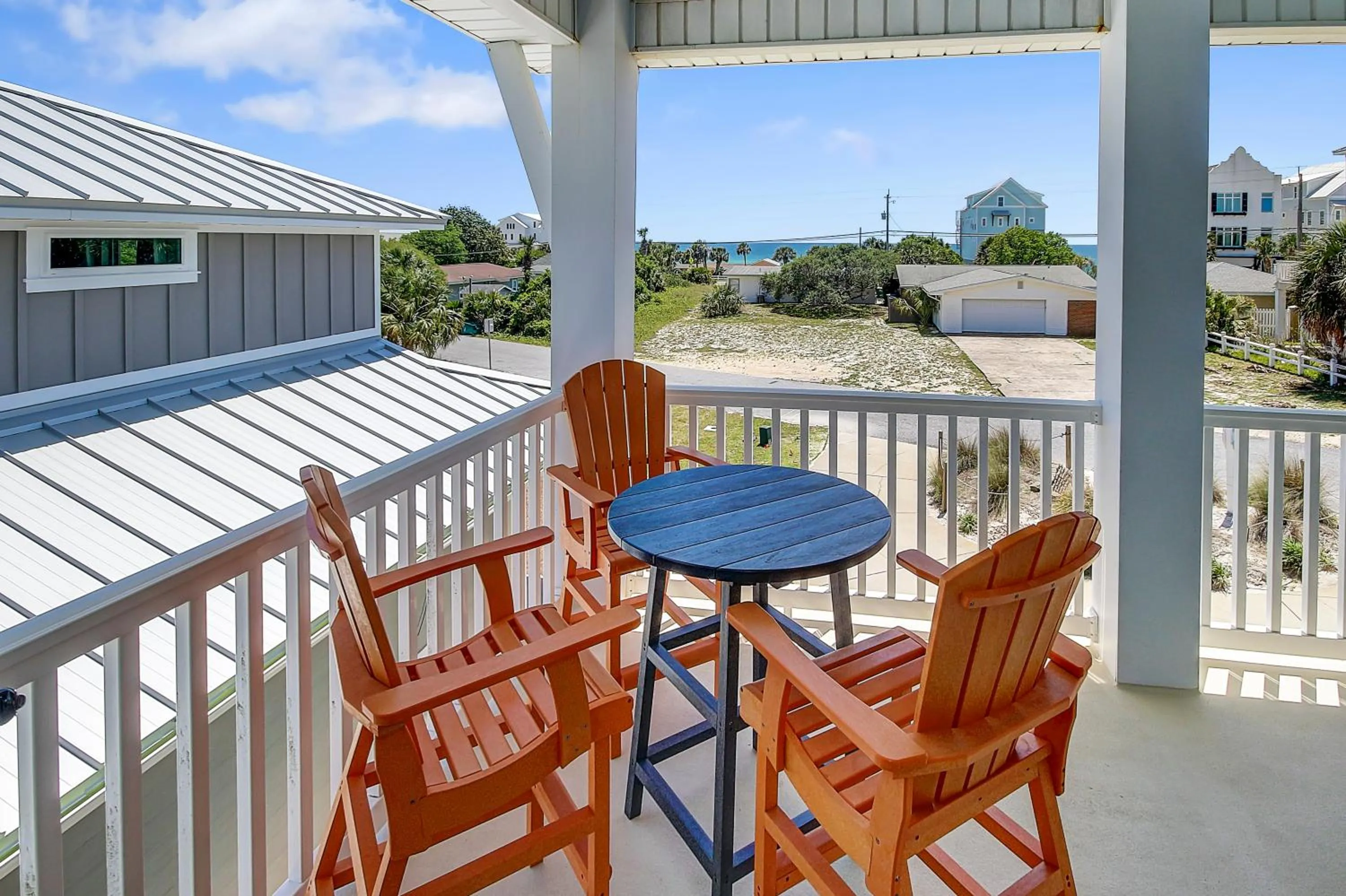 Balcony/Terrace in 5 Bed, 5 Bath Beach Home/Only a 3 Minute Walk To The Beach! SLEEPS 12