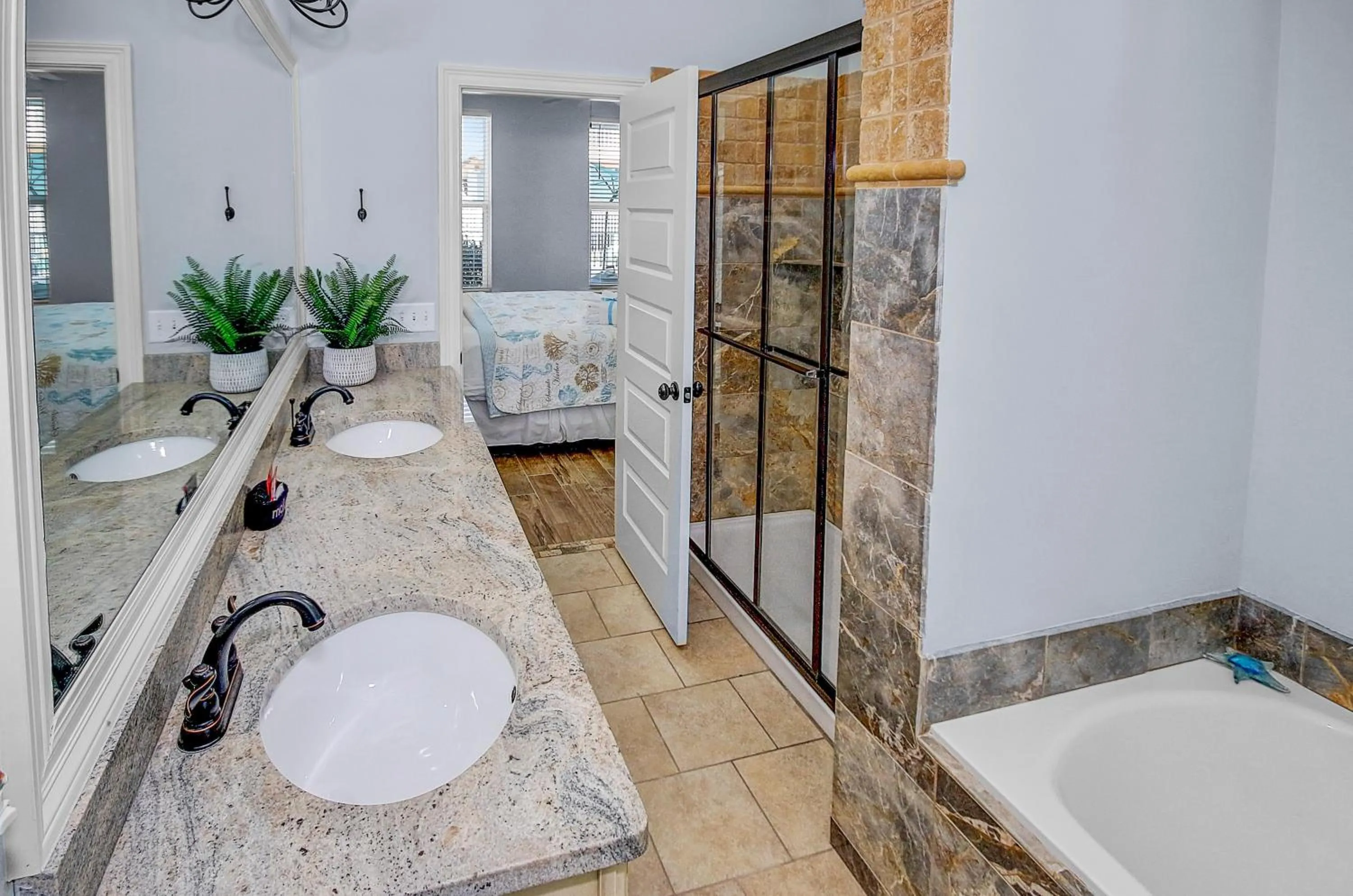 Photo of the whole room in 5 Bed, 5 Bath Beach Home/Only a 3 Minute Walk To The Beach! SLEEPS 12