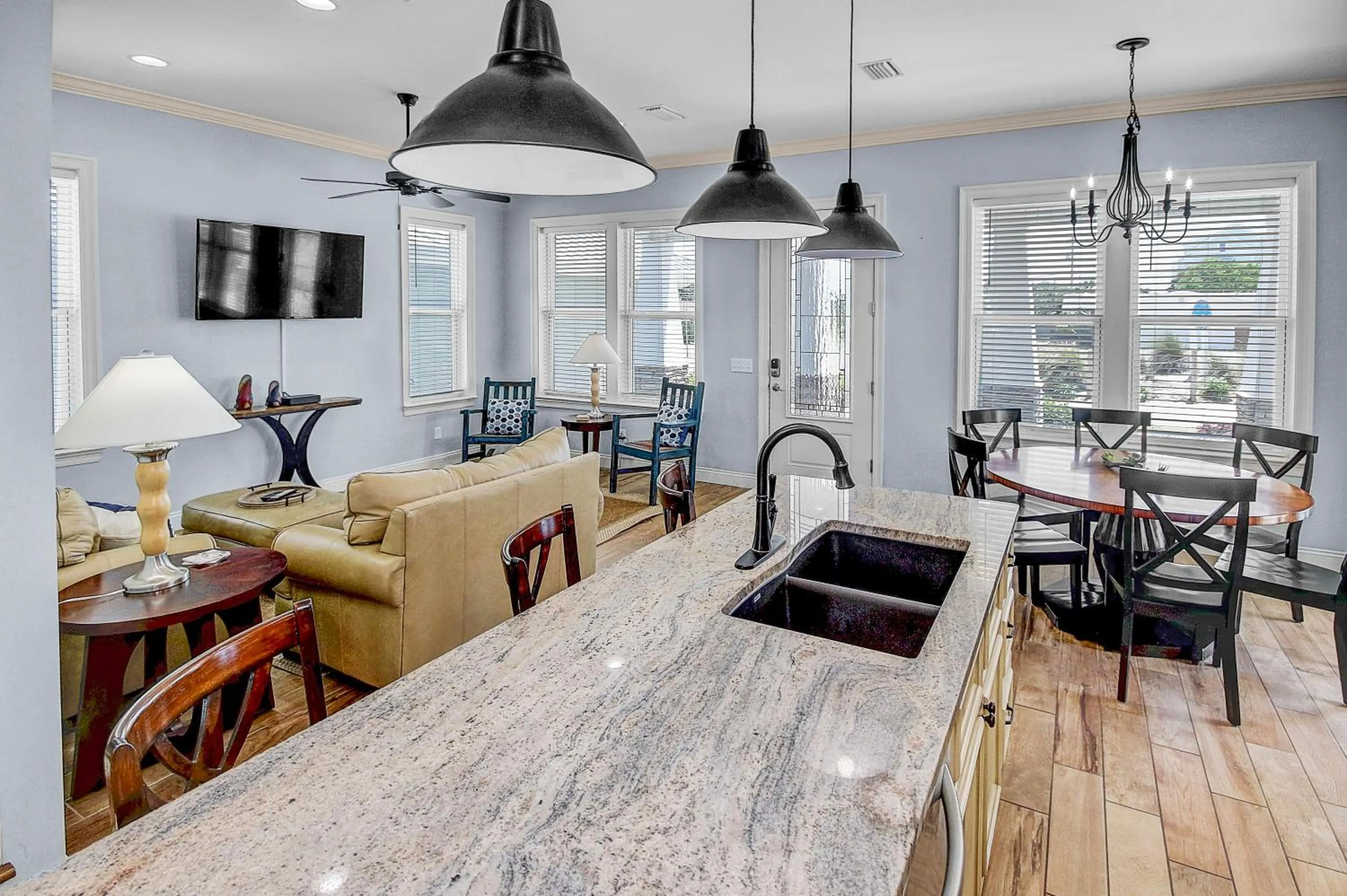 Photo of the whole room in 5 Bed, 5 Bath Beach Home/Only a 3 Minute Walk To The Beach! SLEEPS 12