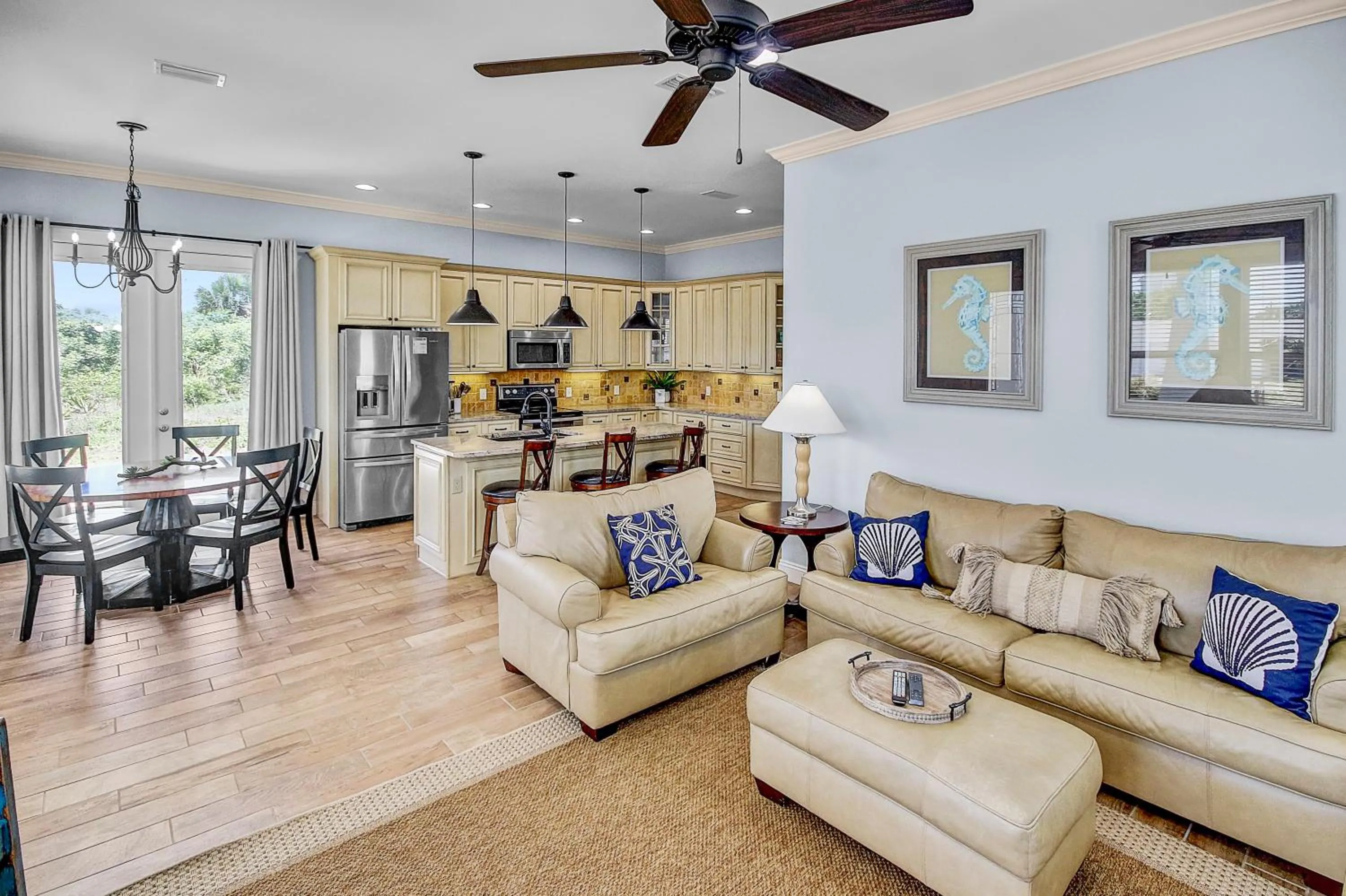 Photo of the whole room in 5 Bed, 5 Bath Beach Home/Only a 3 Minute Walk To The Beach! SLEEPS 12