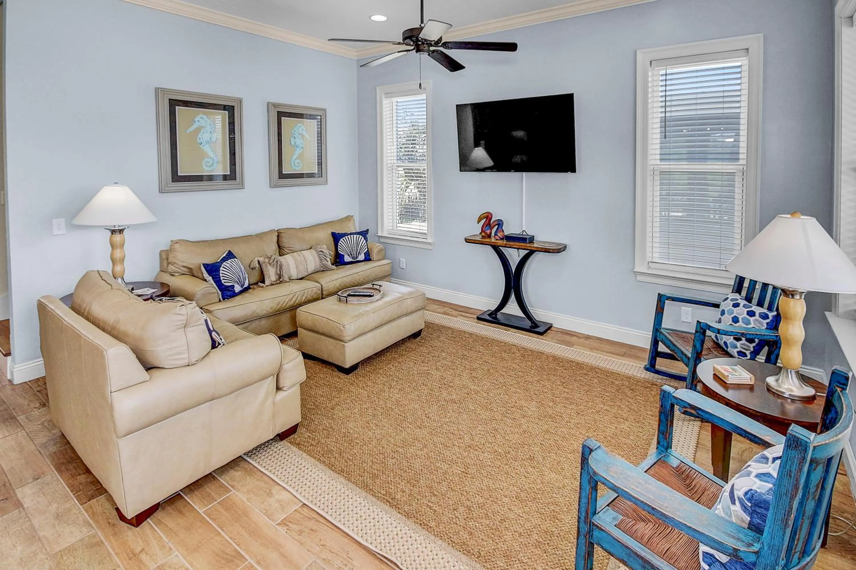 Photo of the whole room in 5 Bed, 5 Bath Beach Home/Only a 3 Minute Walk To The Beach! SLEEPS 12