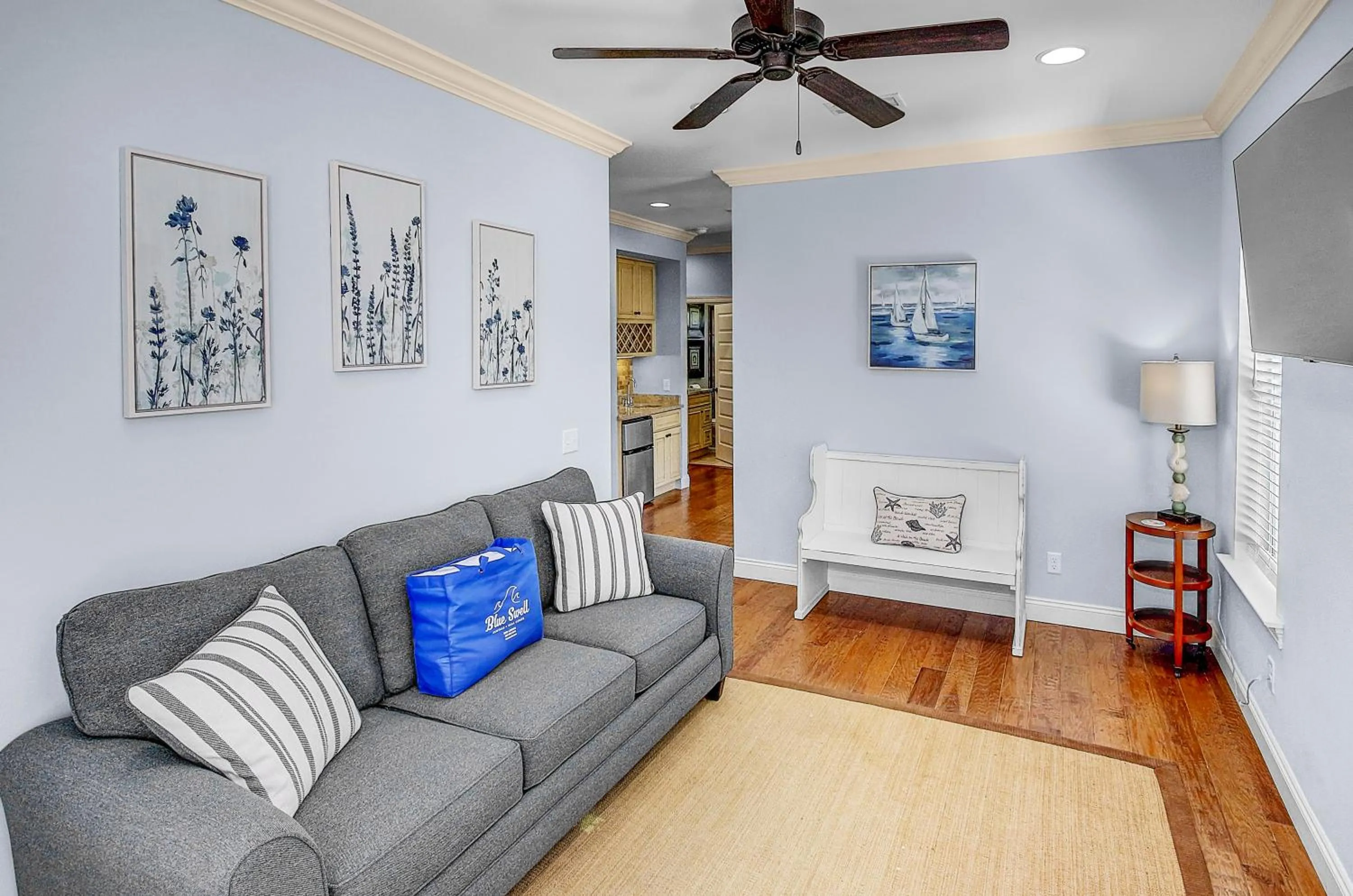 Photo of the whole room in 5 Bed, 5 Bath Beach Home/Only a 3 Minute Walk To The Beach! SLEEPS 12