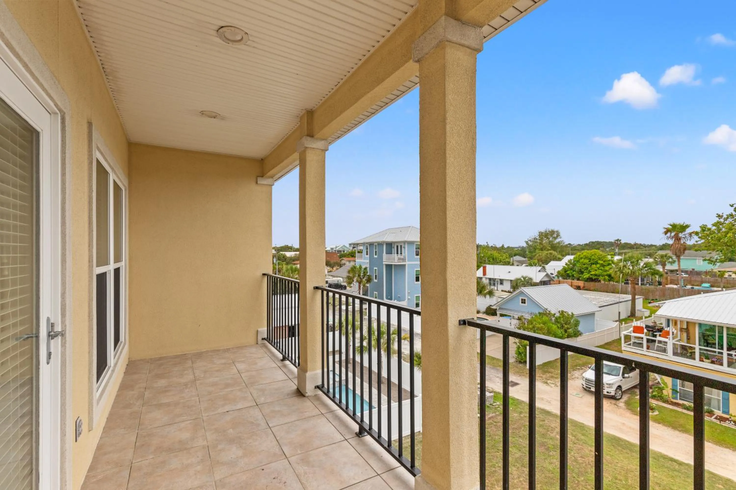 Balcony/Terrace in 2 Gulf View Balconies! 3 Story Townhome With 4 Bedrooms, 4 Bathrooms! Sleeps12