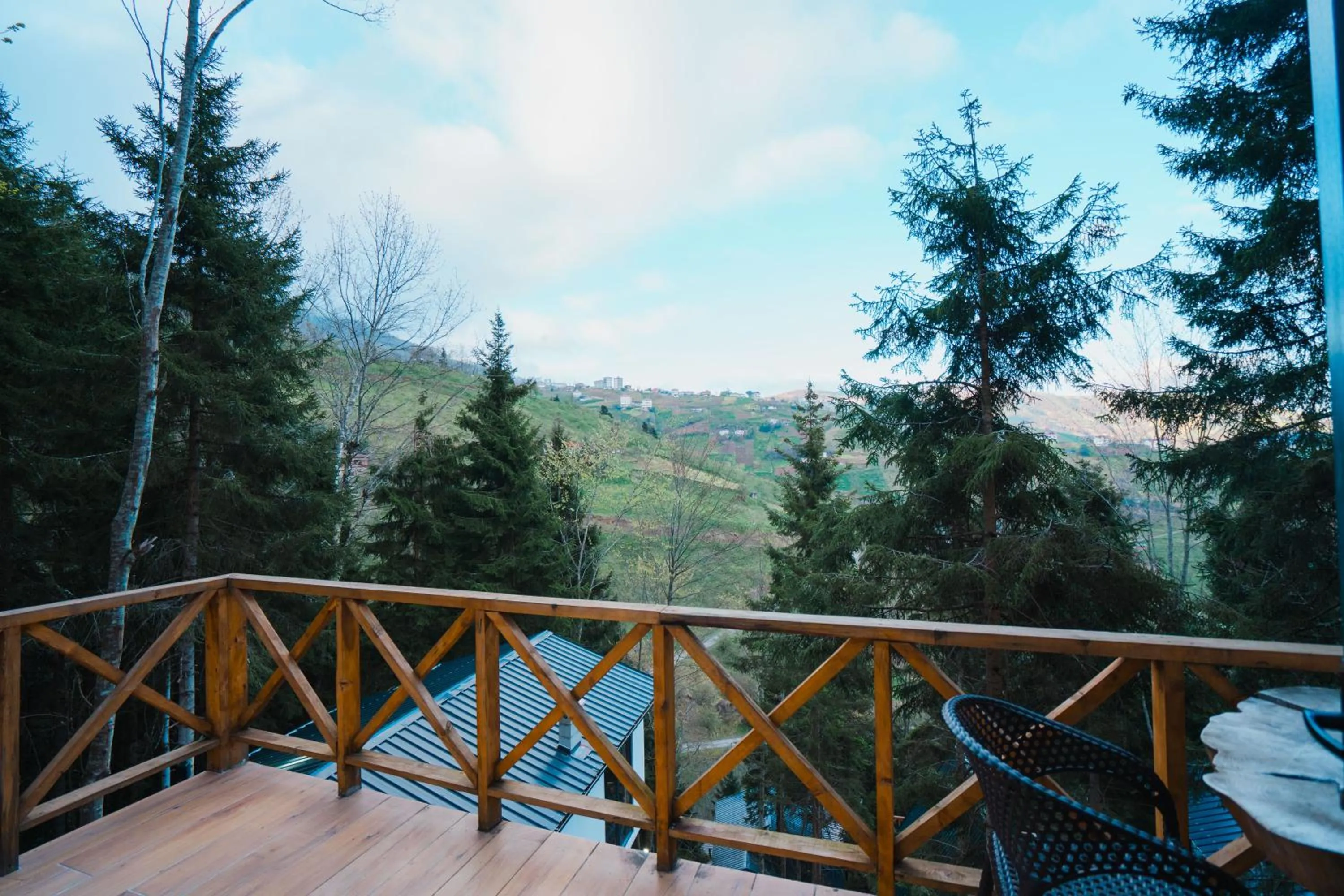 Natural landscape in Montana Suite Bungalows