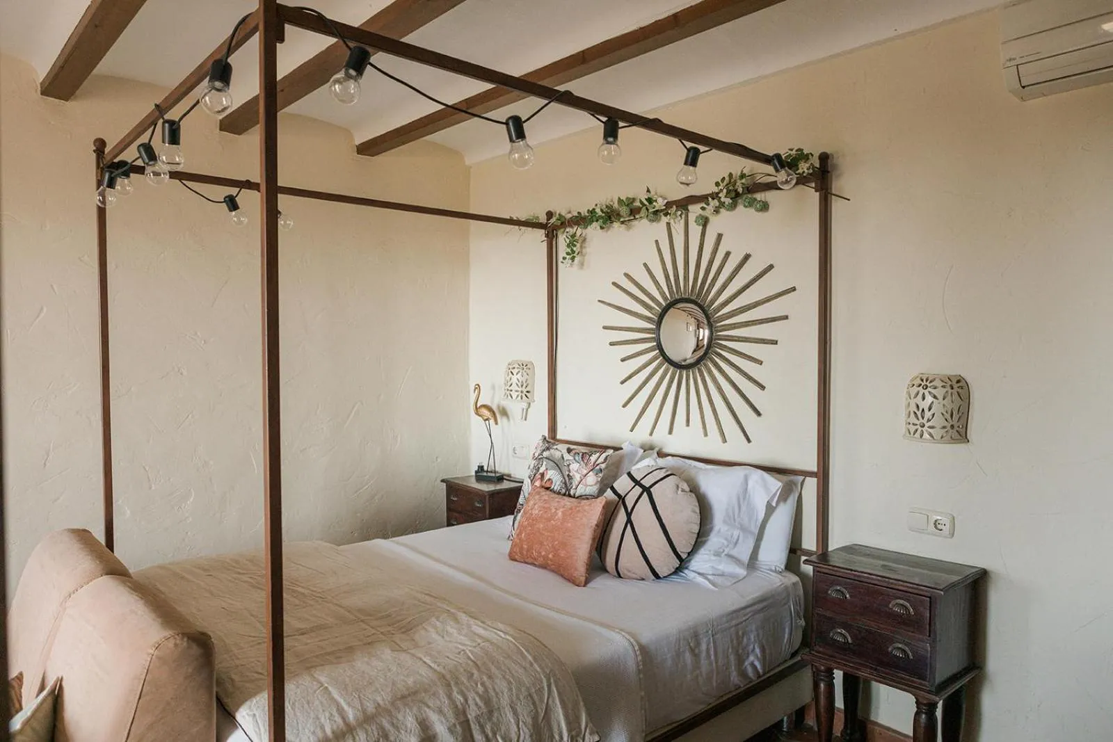 Bed in Posada Morisca Charming Hotel Boutique
