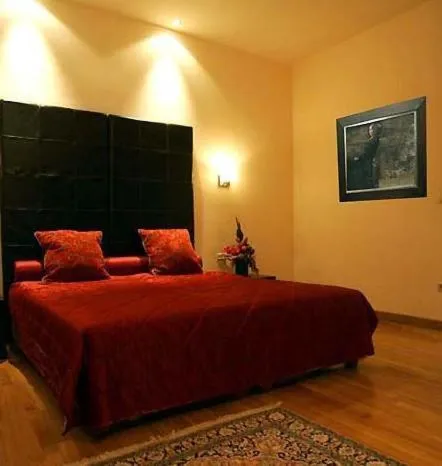 Bed in Art Hotel Athens