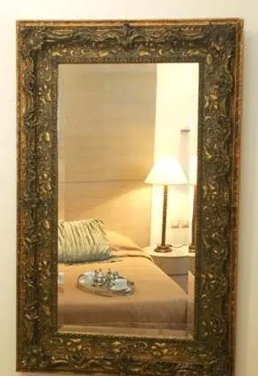 Decorative detail, Bed in Art Hotel Athens