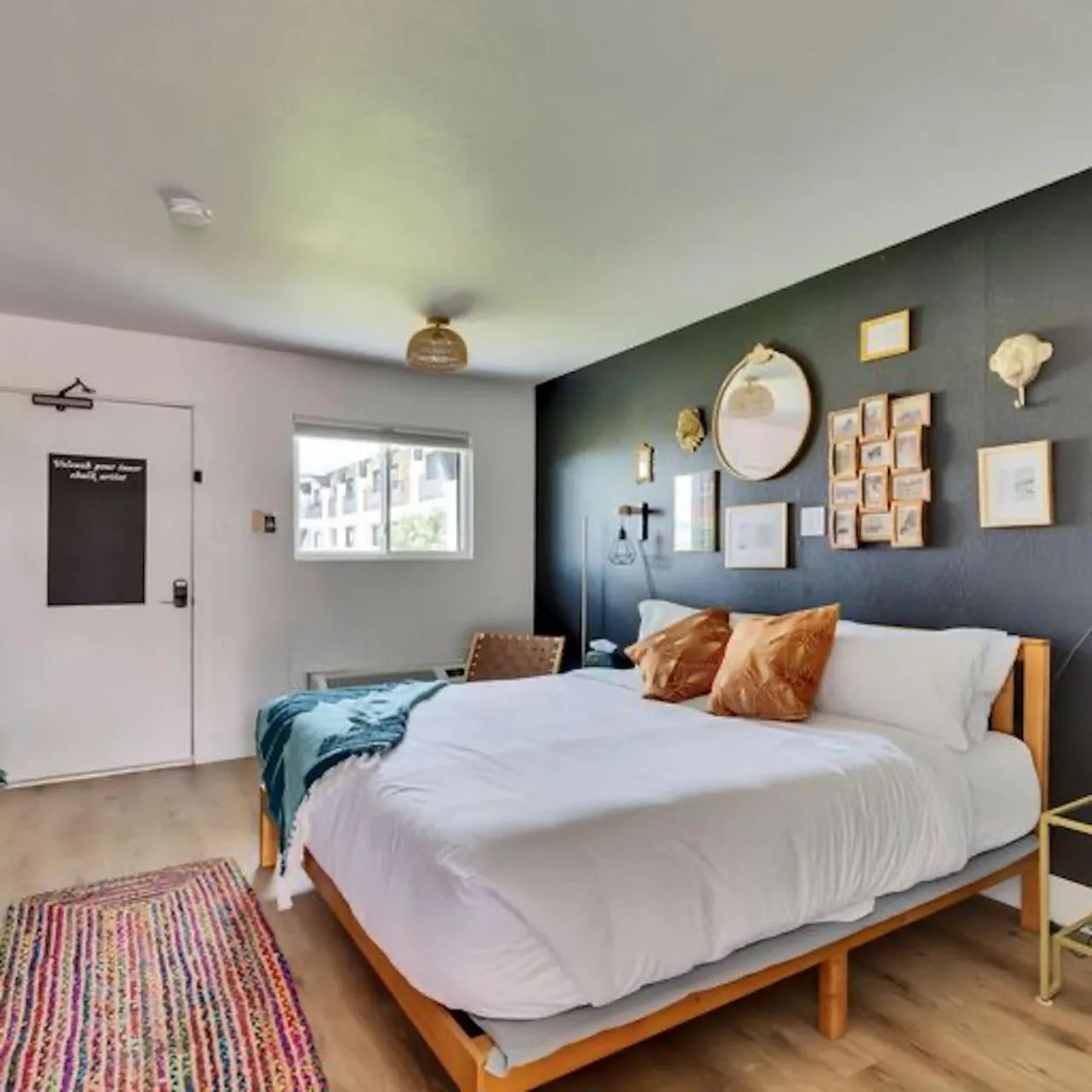 Bed in Hotel McCoy - Art, Libations, Pool Society