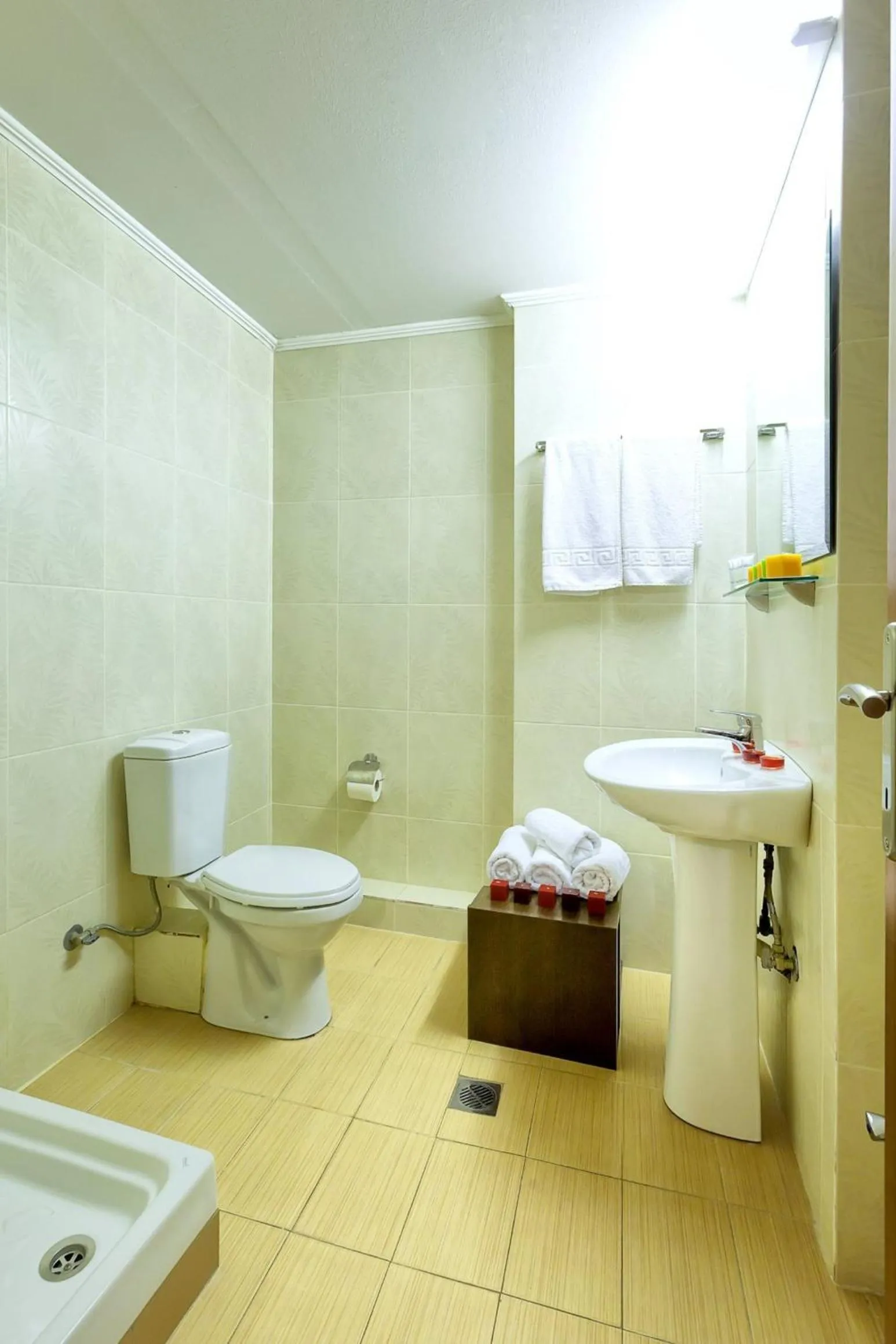 Shower in Nea Metropolis