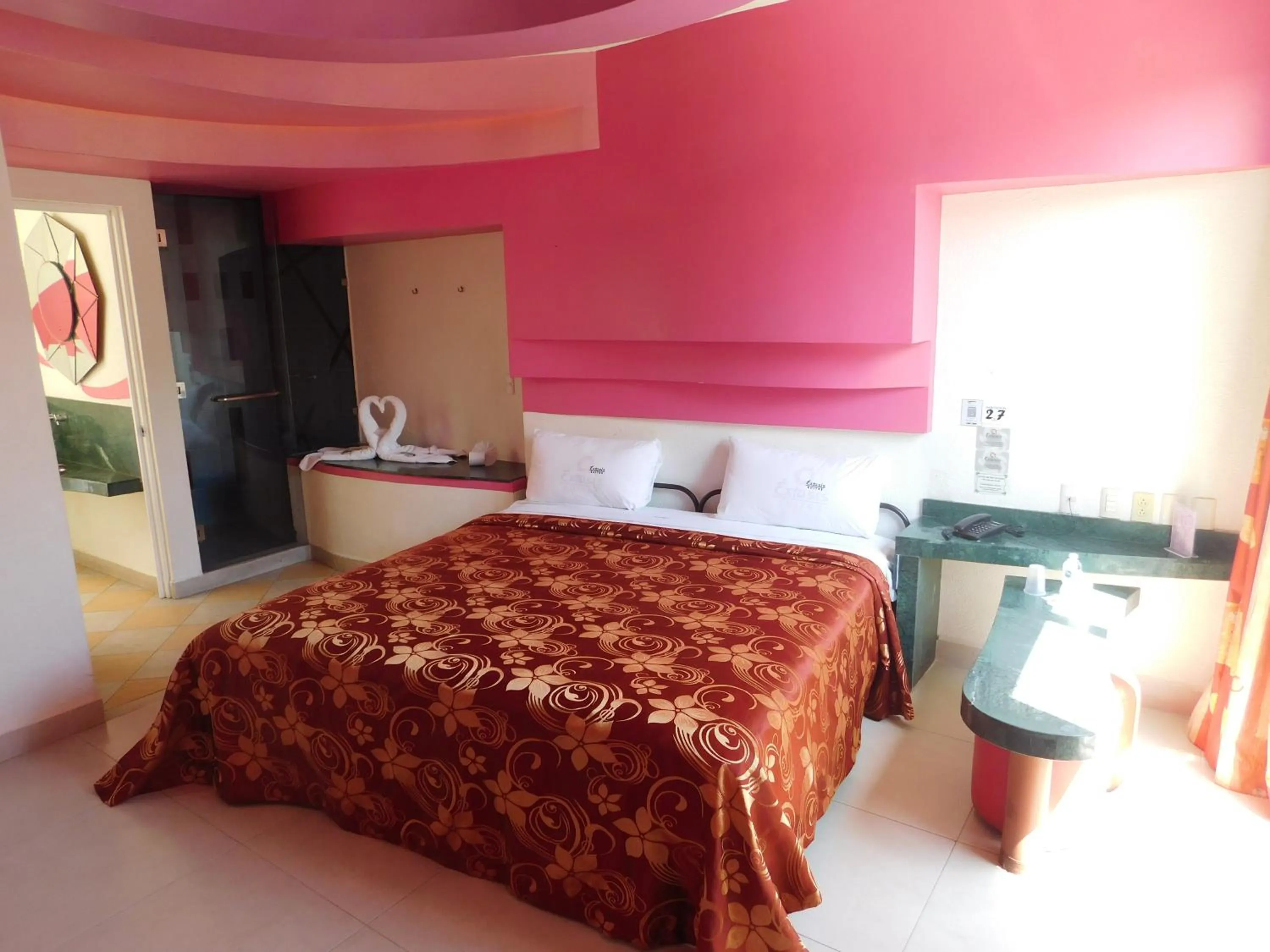 Bed in Hotel Extasis