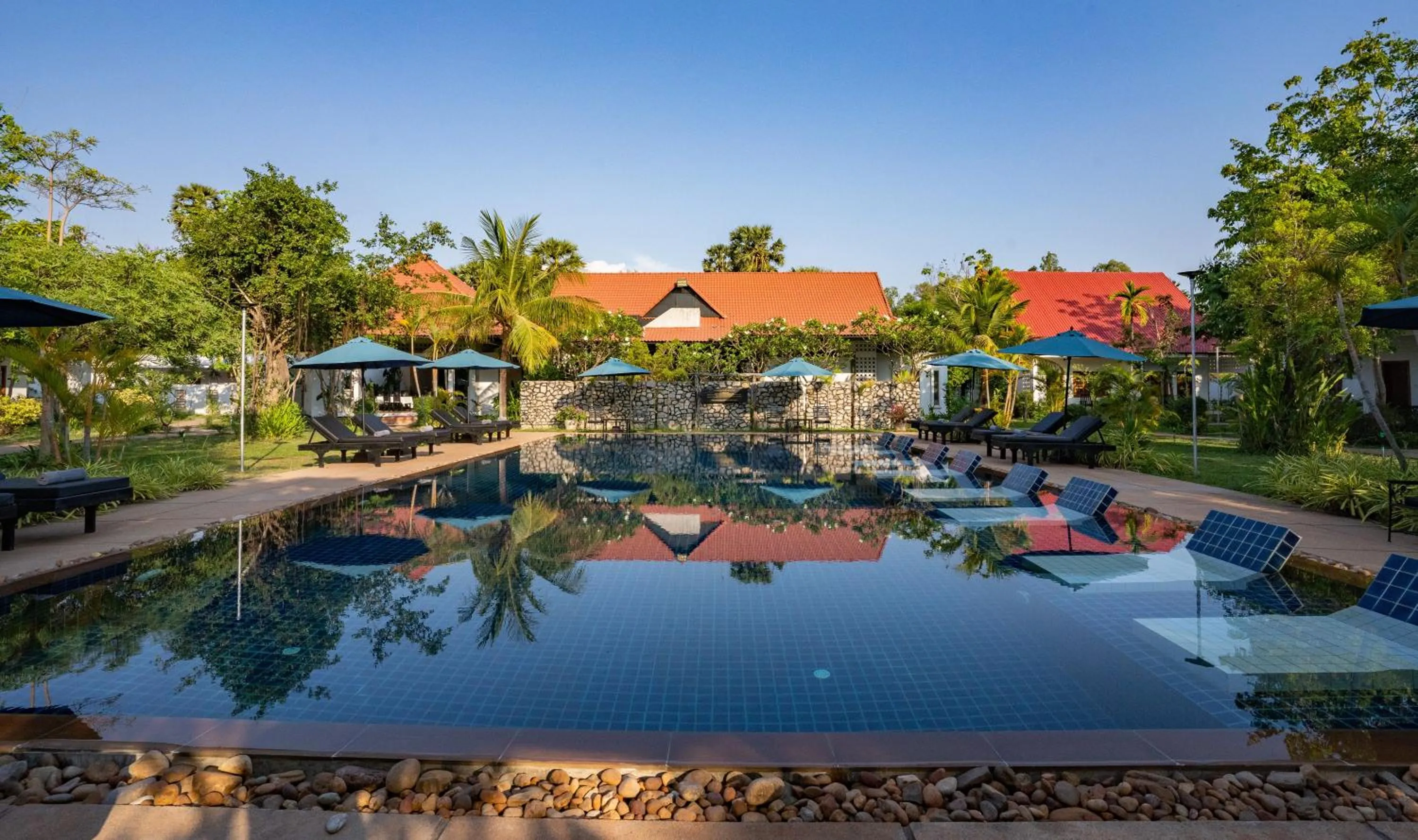 Pool view in Amazing Smile Angkor Resort
