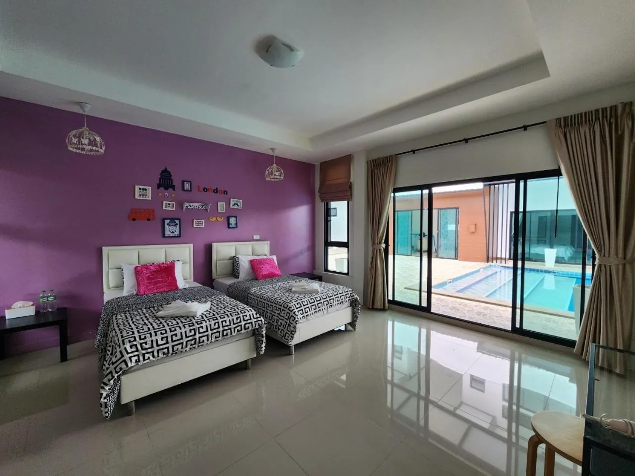 Bed in Cordelia Resort Sam Roi Yot