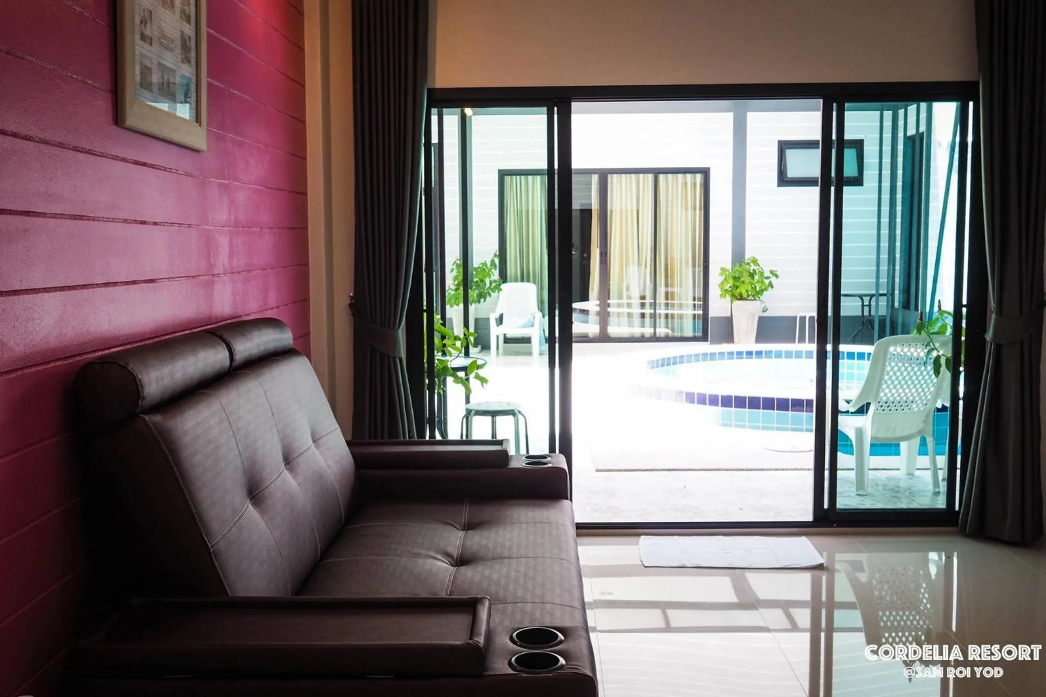 Seating area in Cordelia Resort Sam Roi Yot